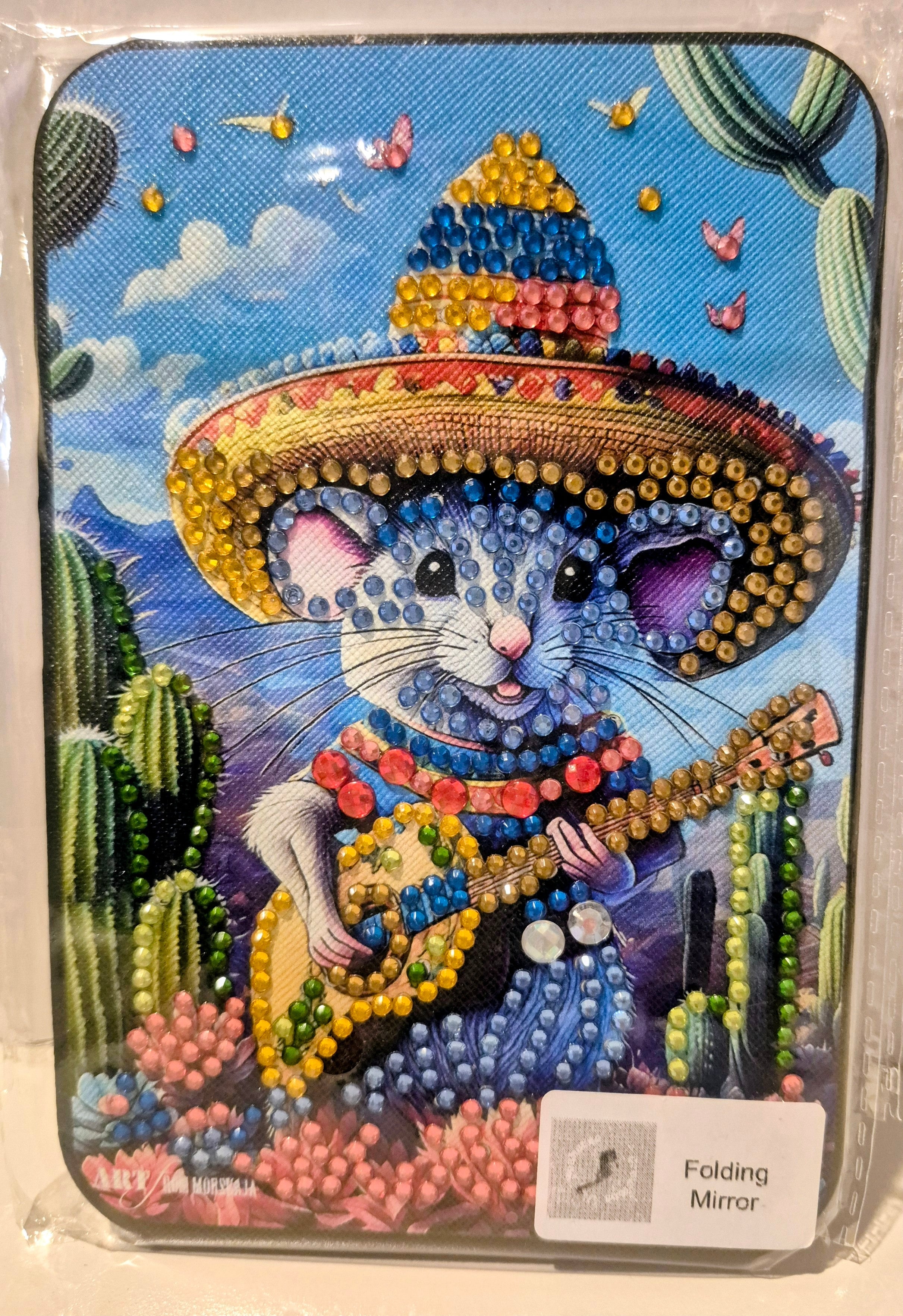 Mexican Mouse Folding Mirror Seahorse Creations AU