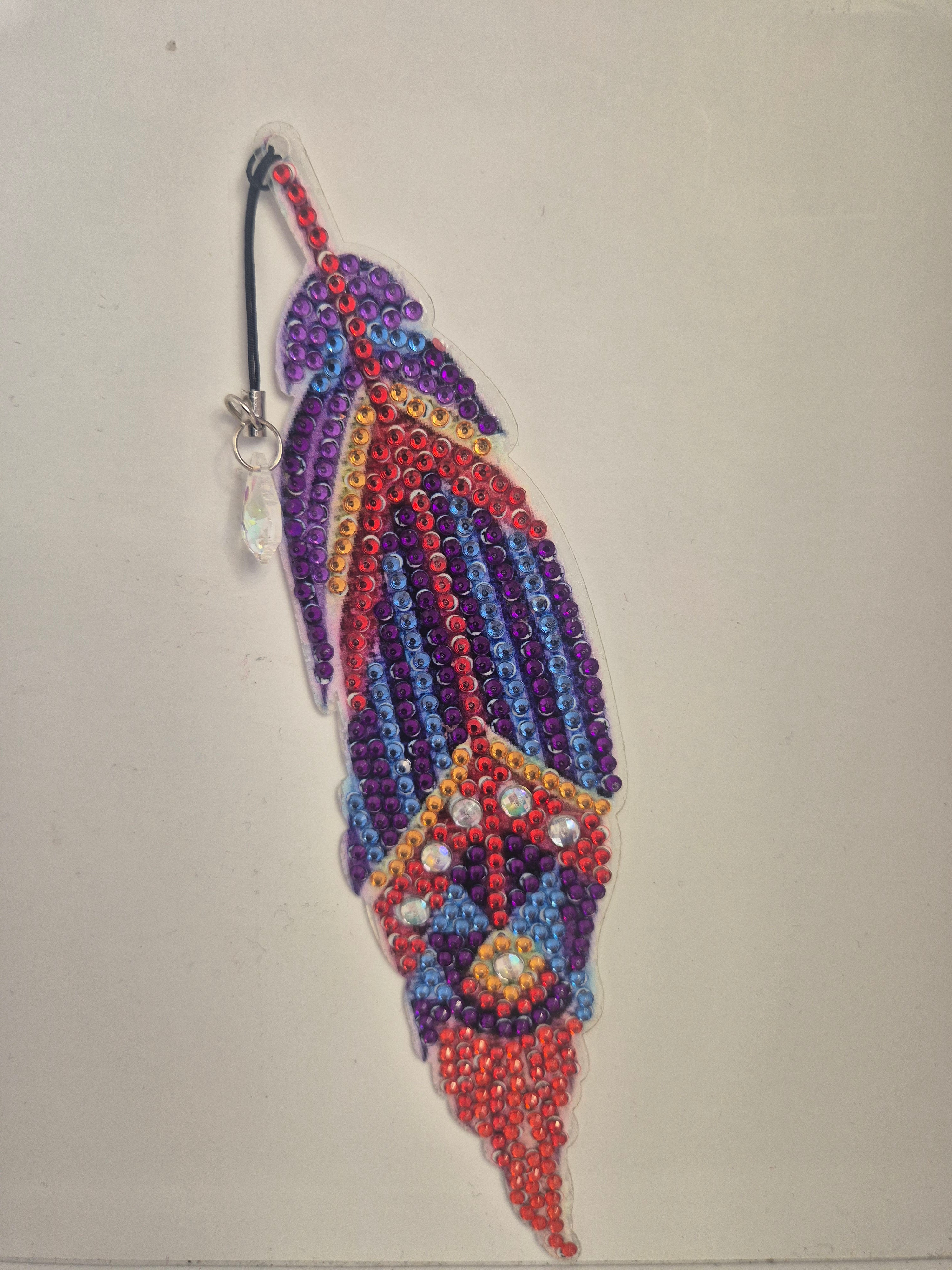 Feather Acrylic bookmark
