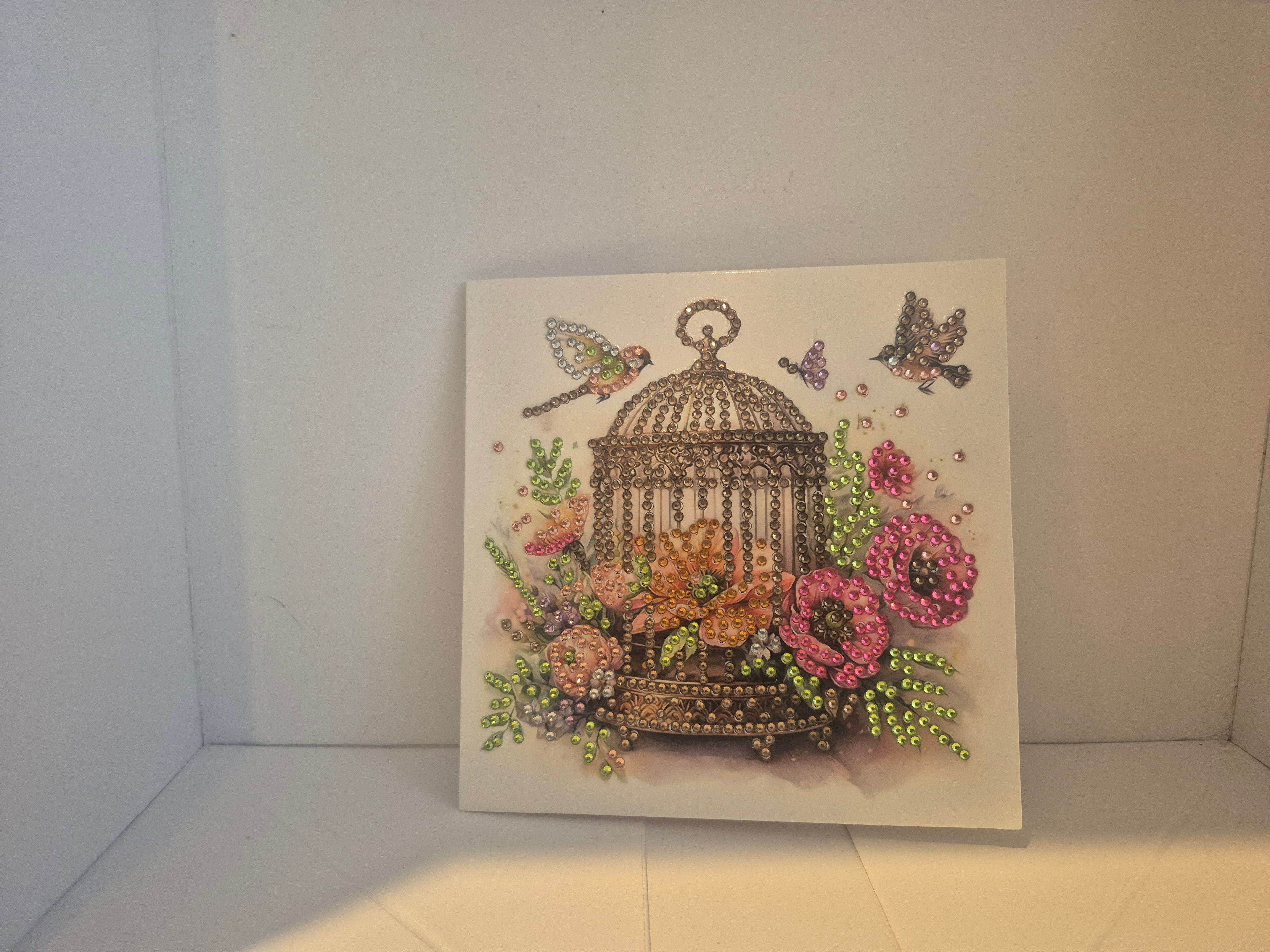 Birdcage greeting card Seahorse Creations AU