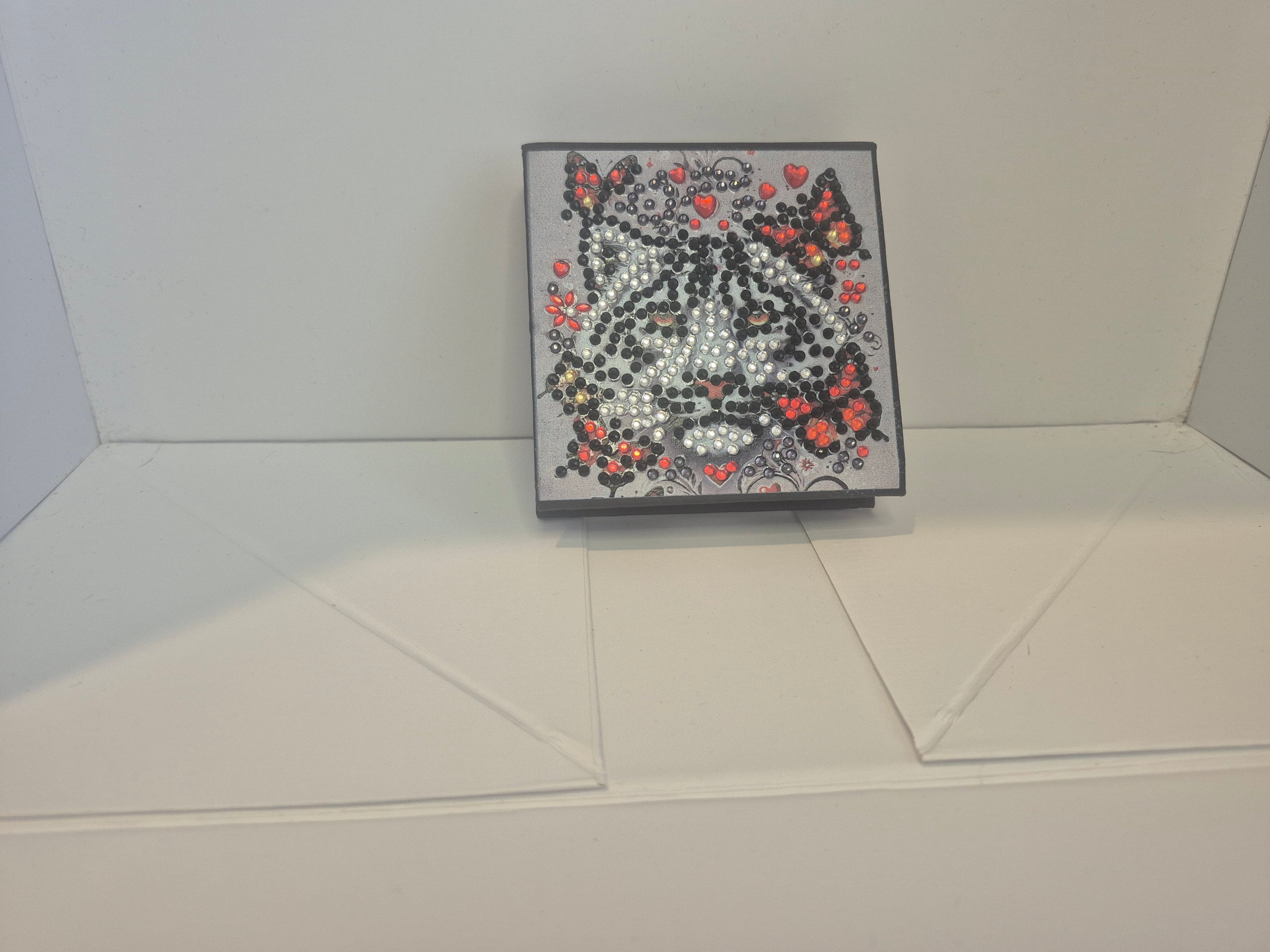 White tiger notepad Seahorse Creations AU