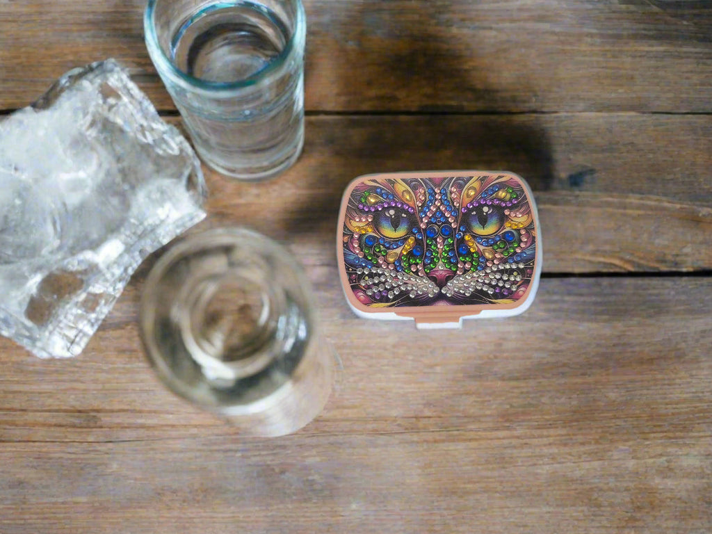 cat pill box Seahorse Creations AU