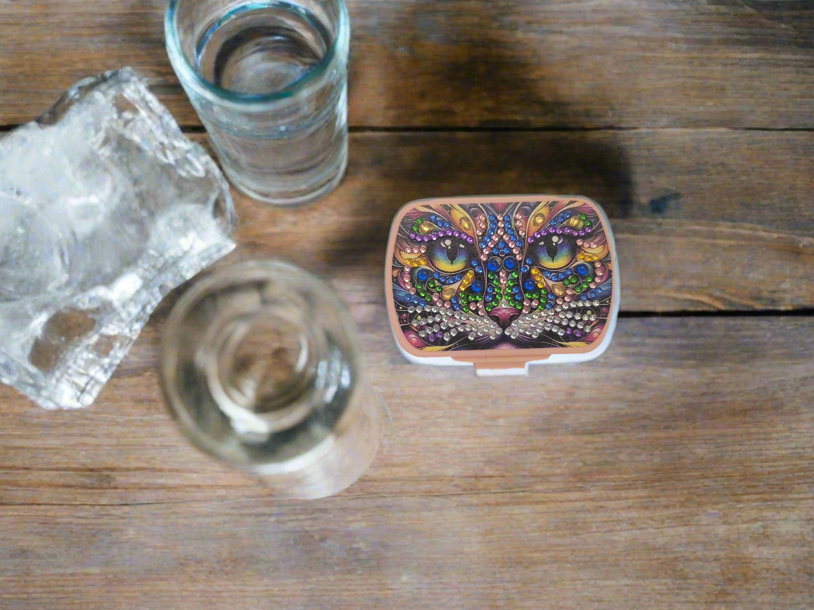 cat pill box Seahorse Creations AU