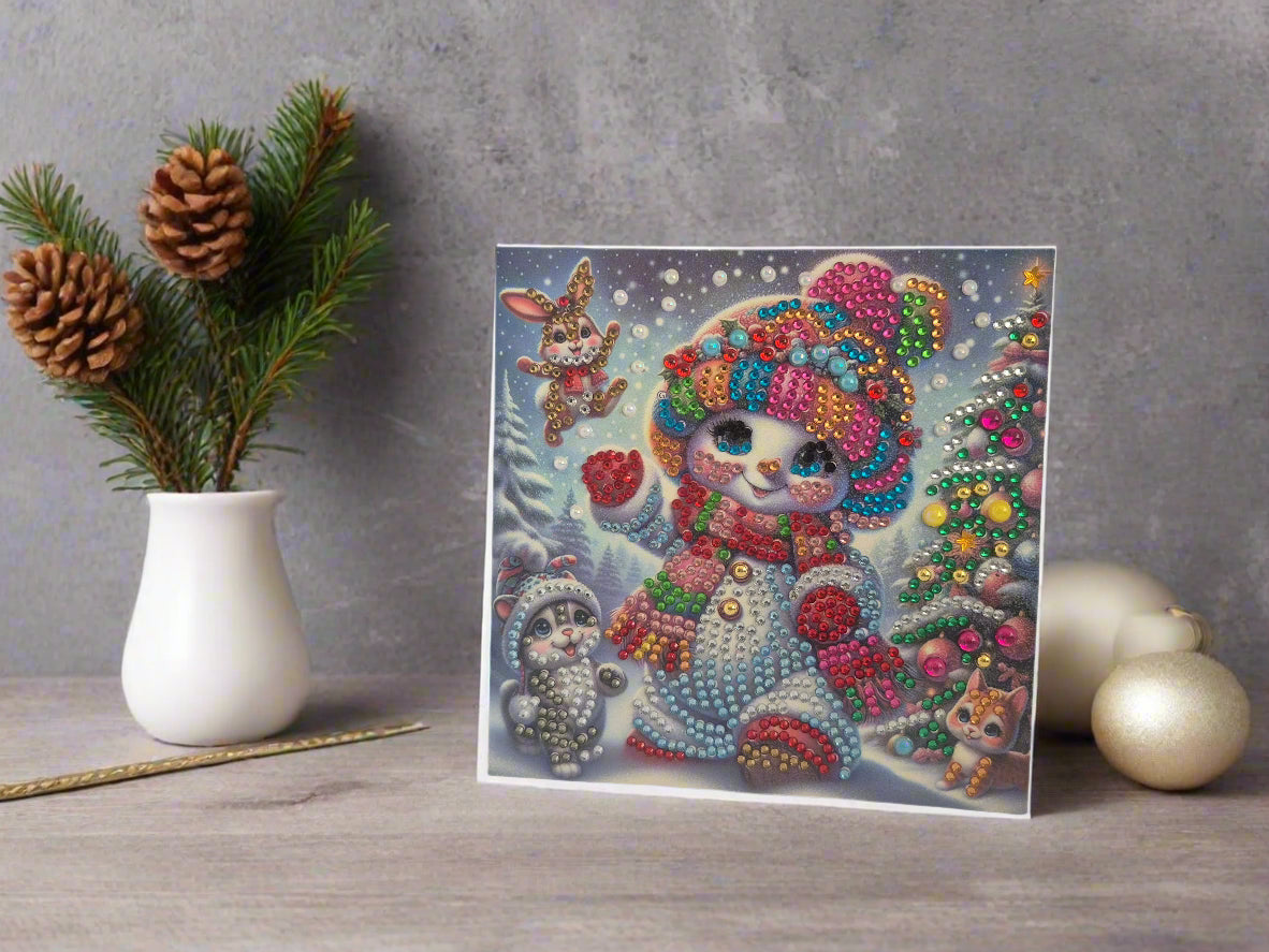 cheerful snoman Seahorse Creations AU