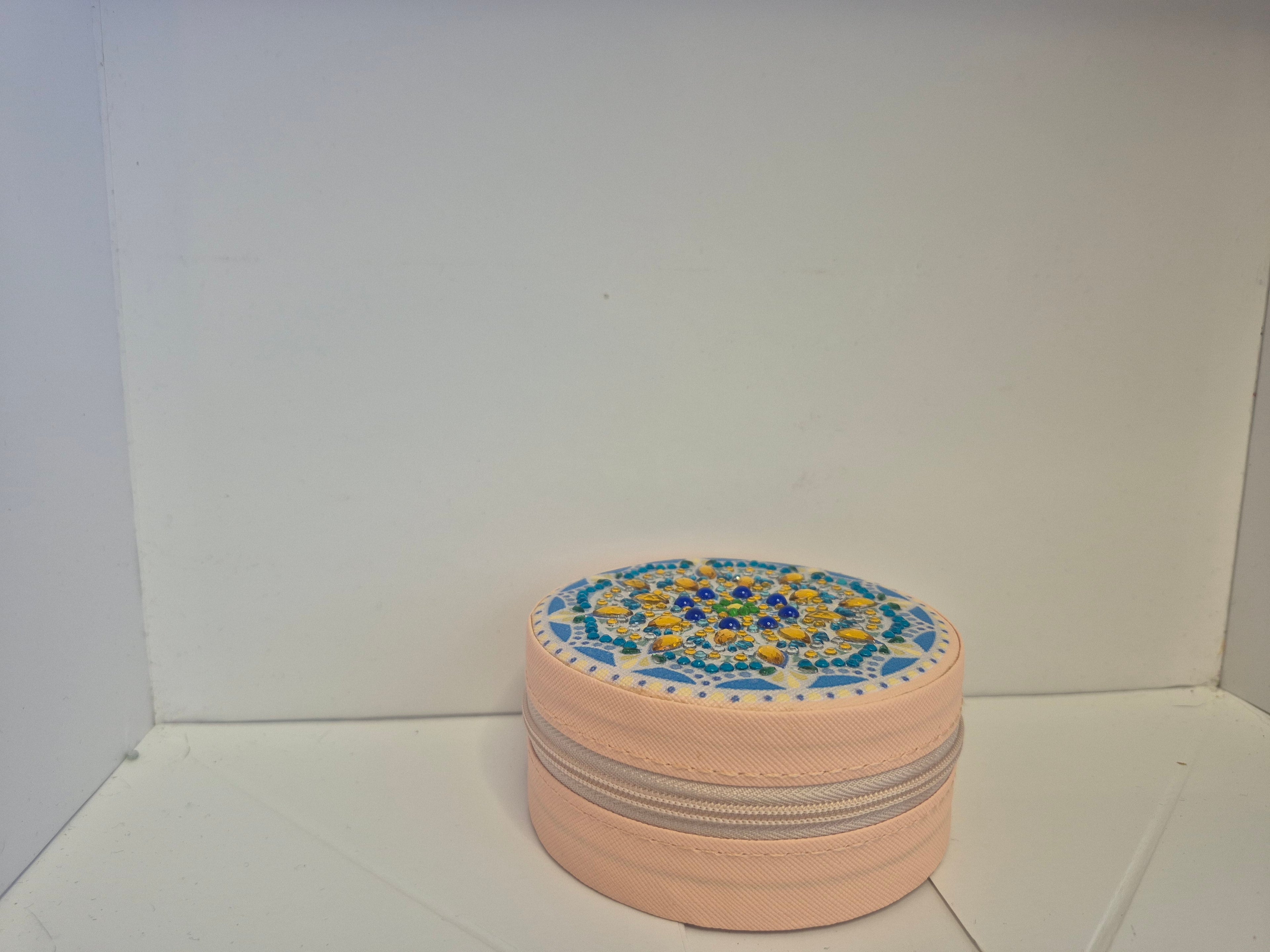 Round Mandala Jewellery Box Seahorse Creations AU