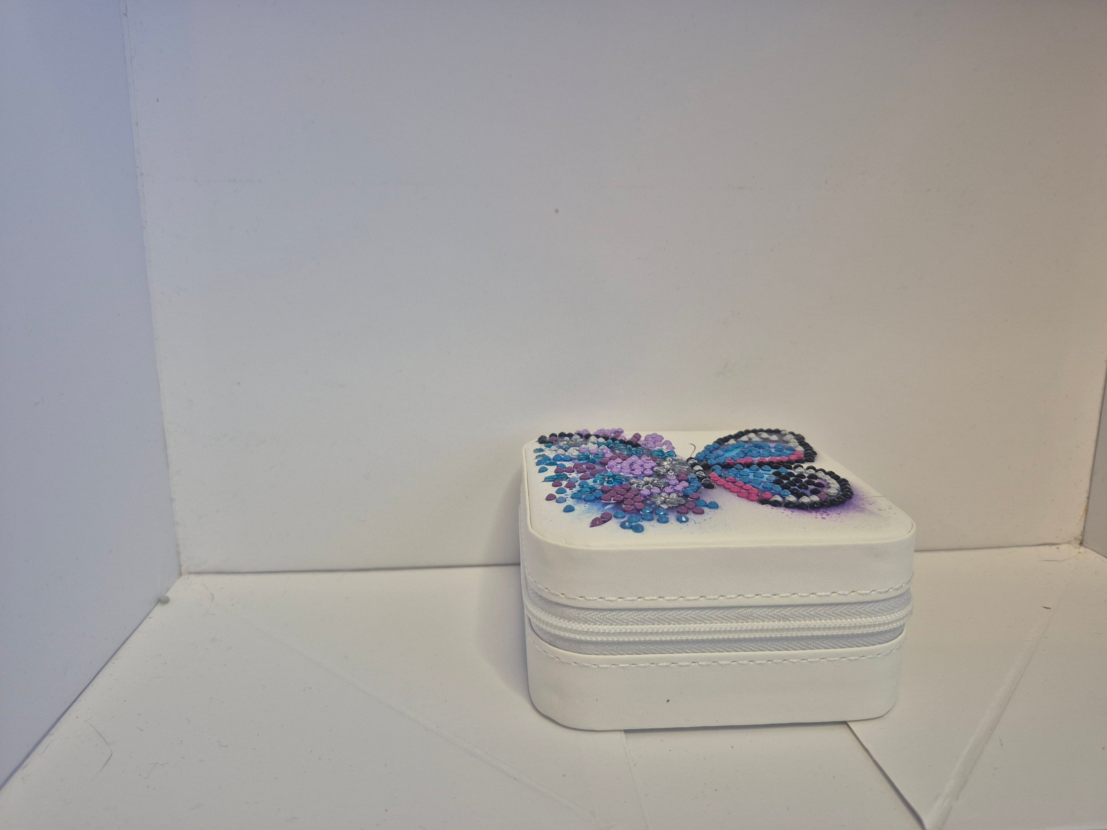 blue butterfly jewellery box Seahorse Creations AU