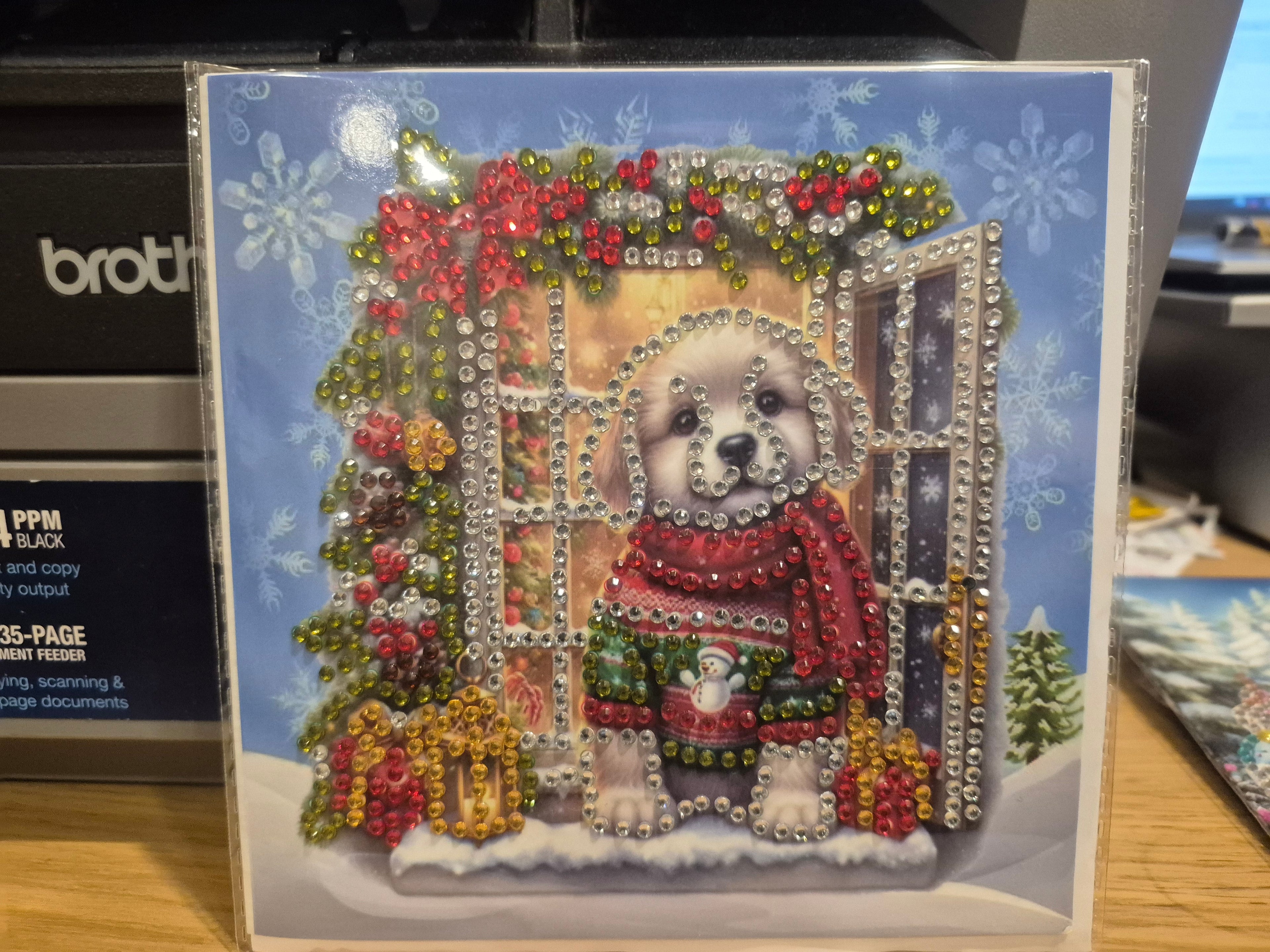 christmas doggy in the window Seahorse Creations AU