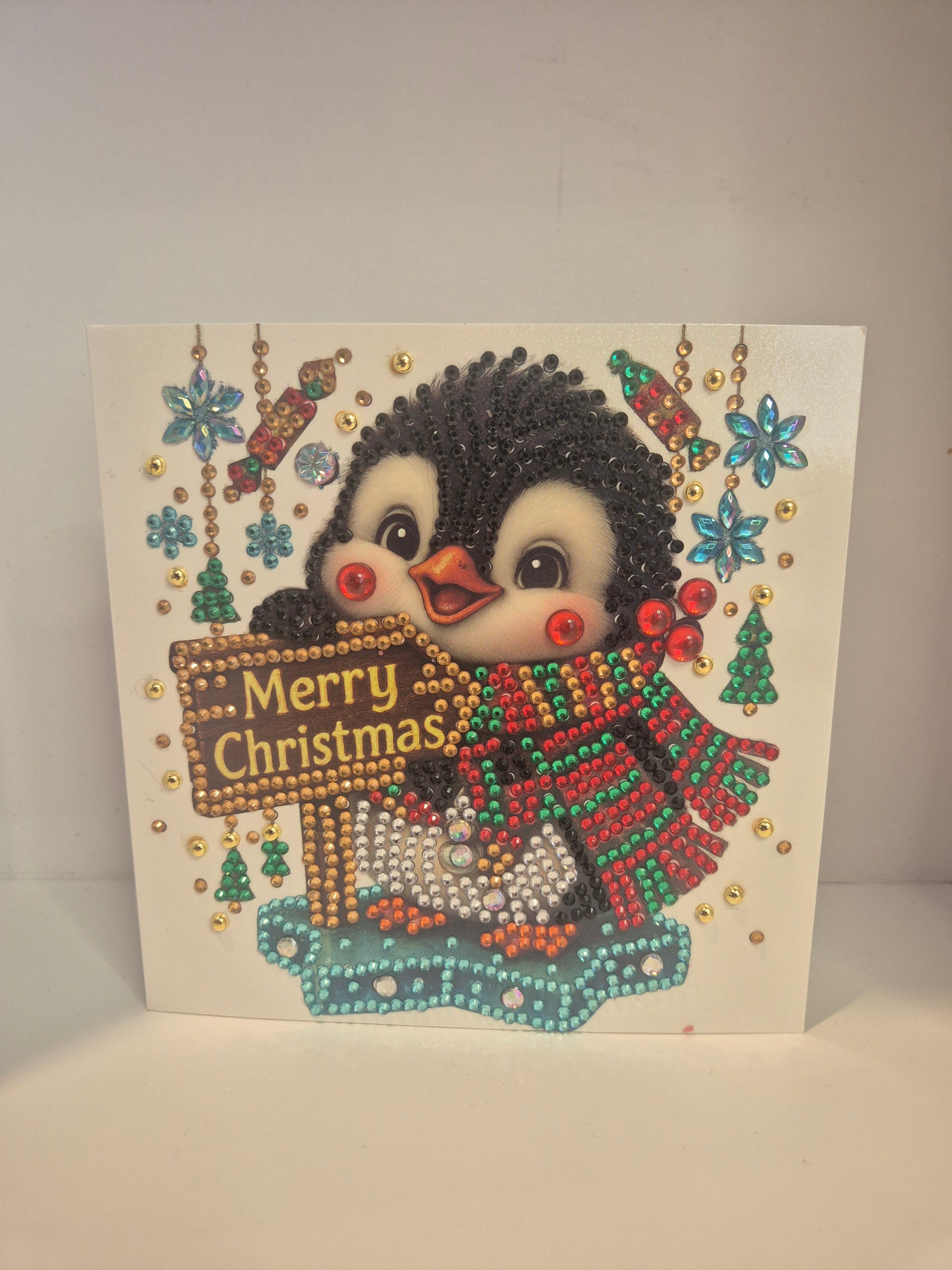 Christmas Penguin on ice Seahorse Creations AU