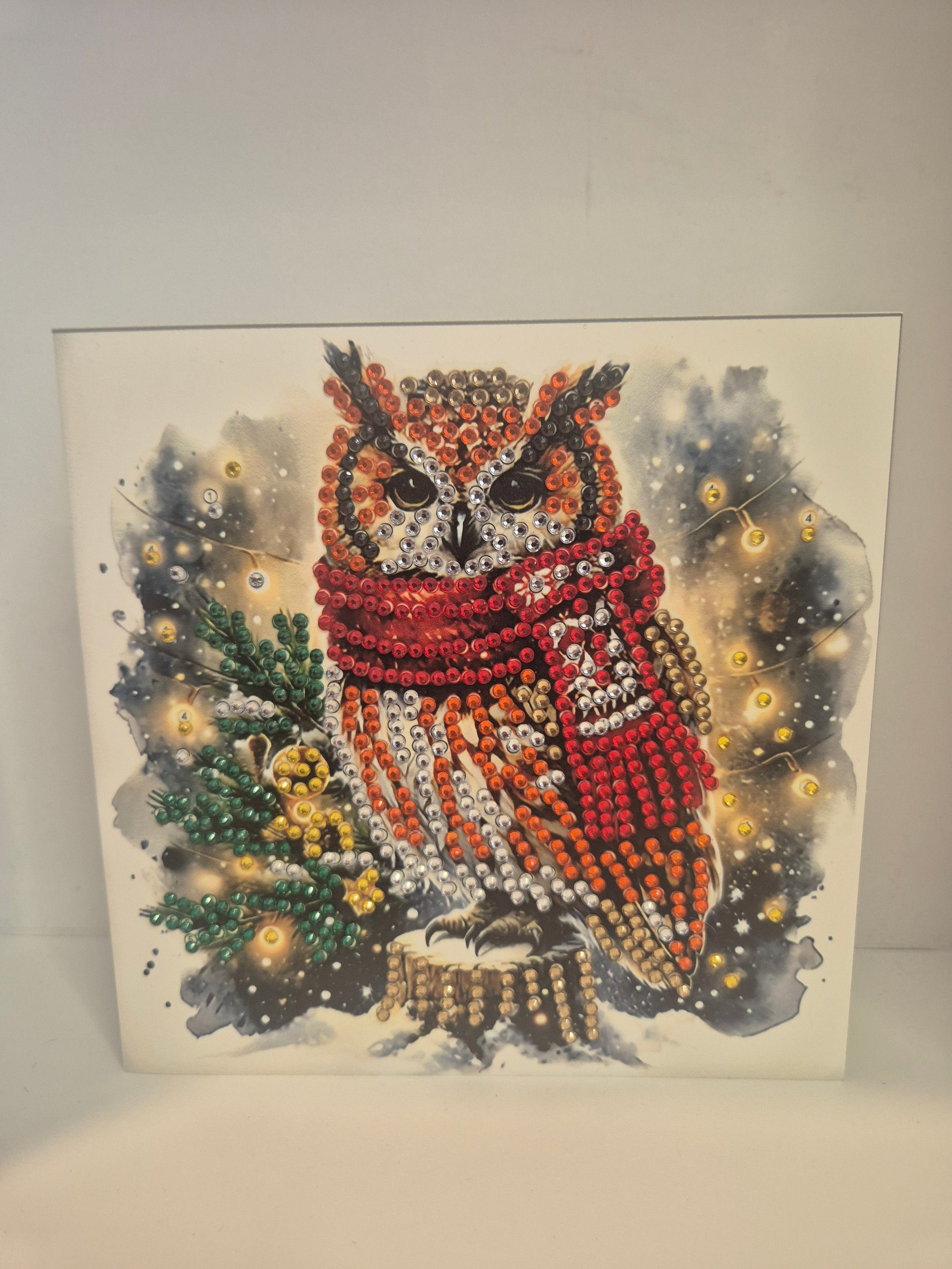 Christmas owl Seahorse Creations AU