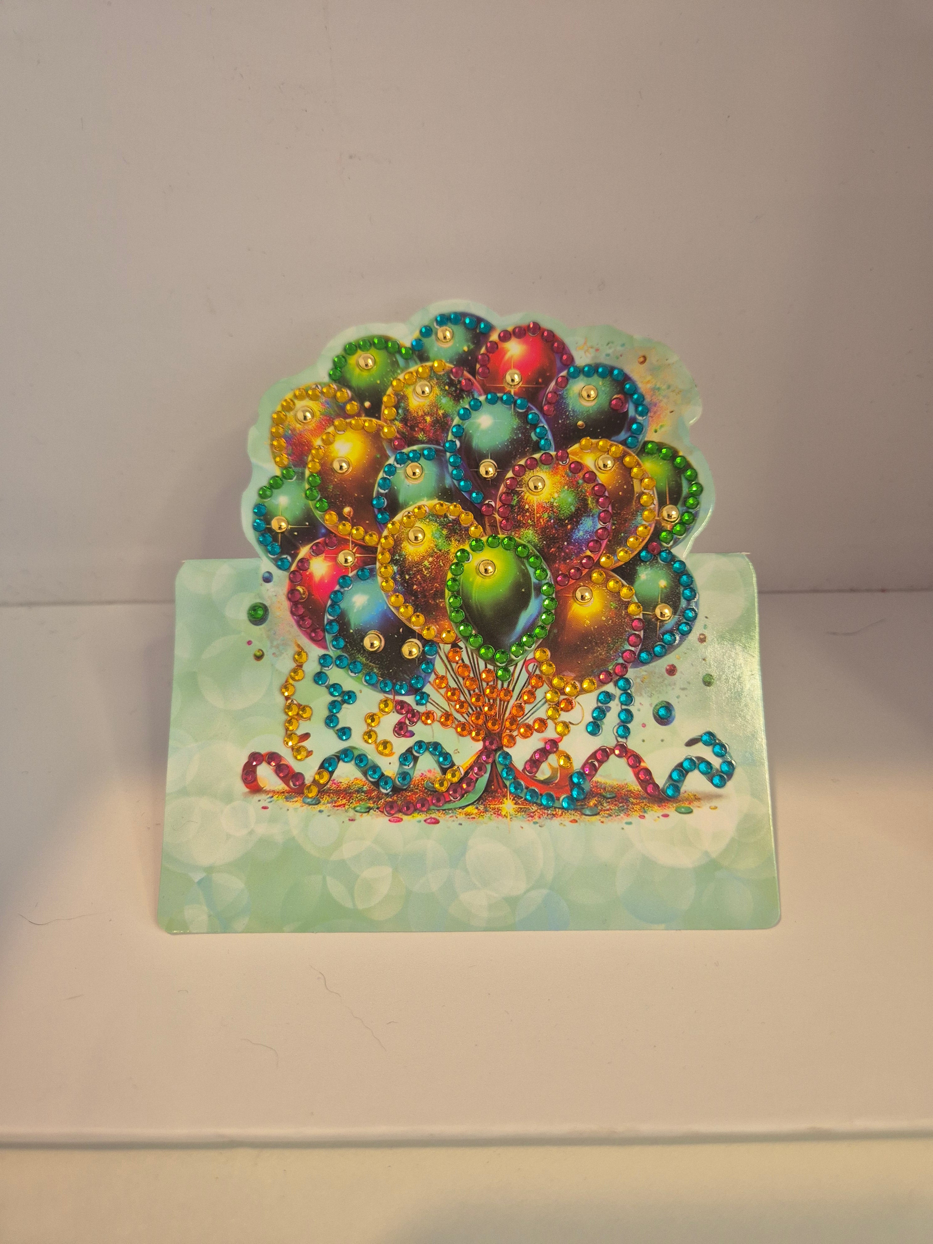 Bunch o'balloons gift card Seahorse Creations AU