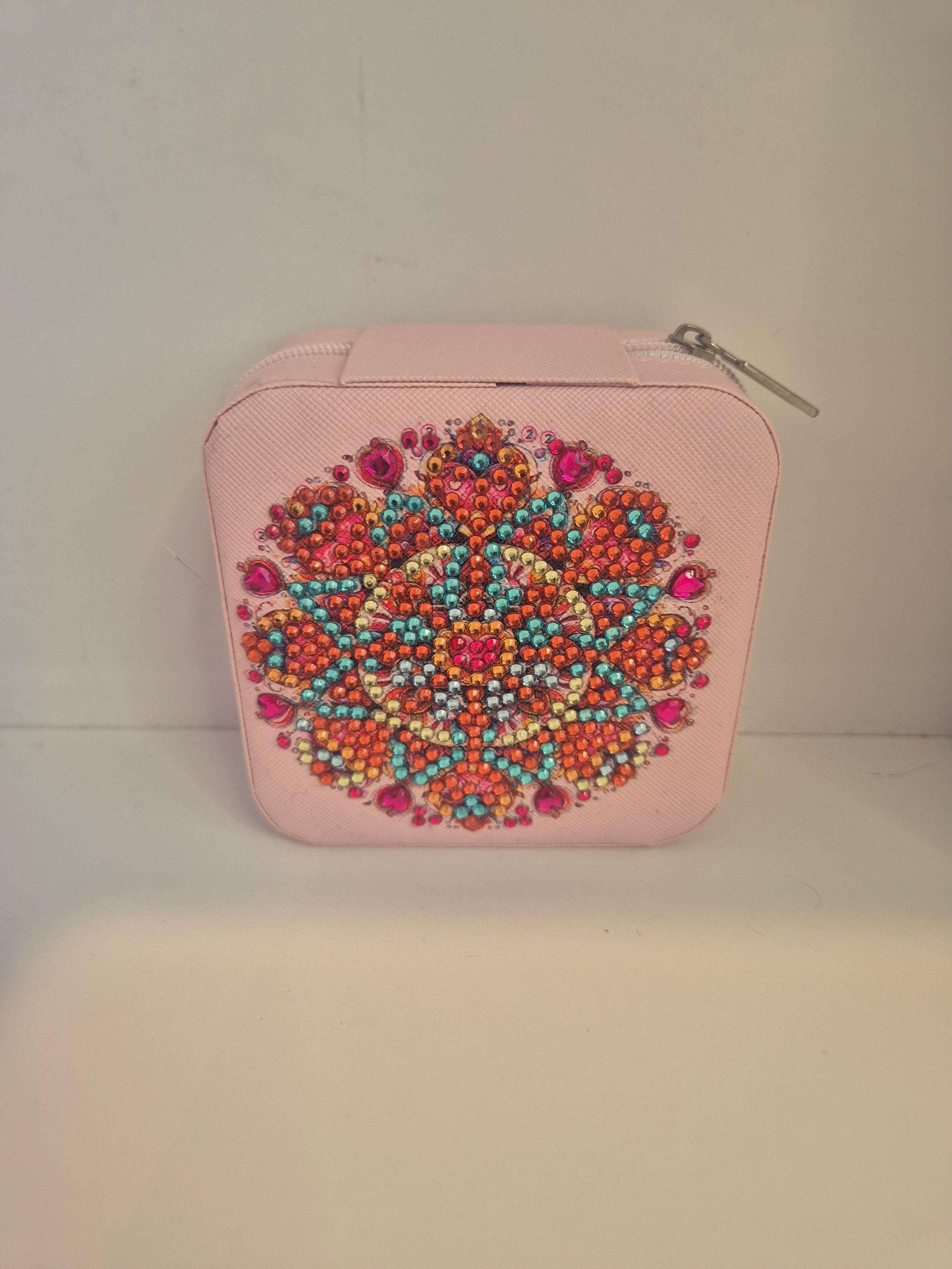 pink mandala jewellery box Seahorse Creations AU