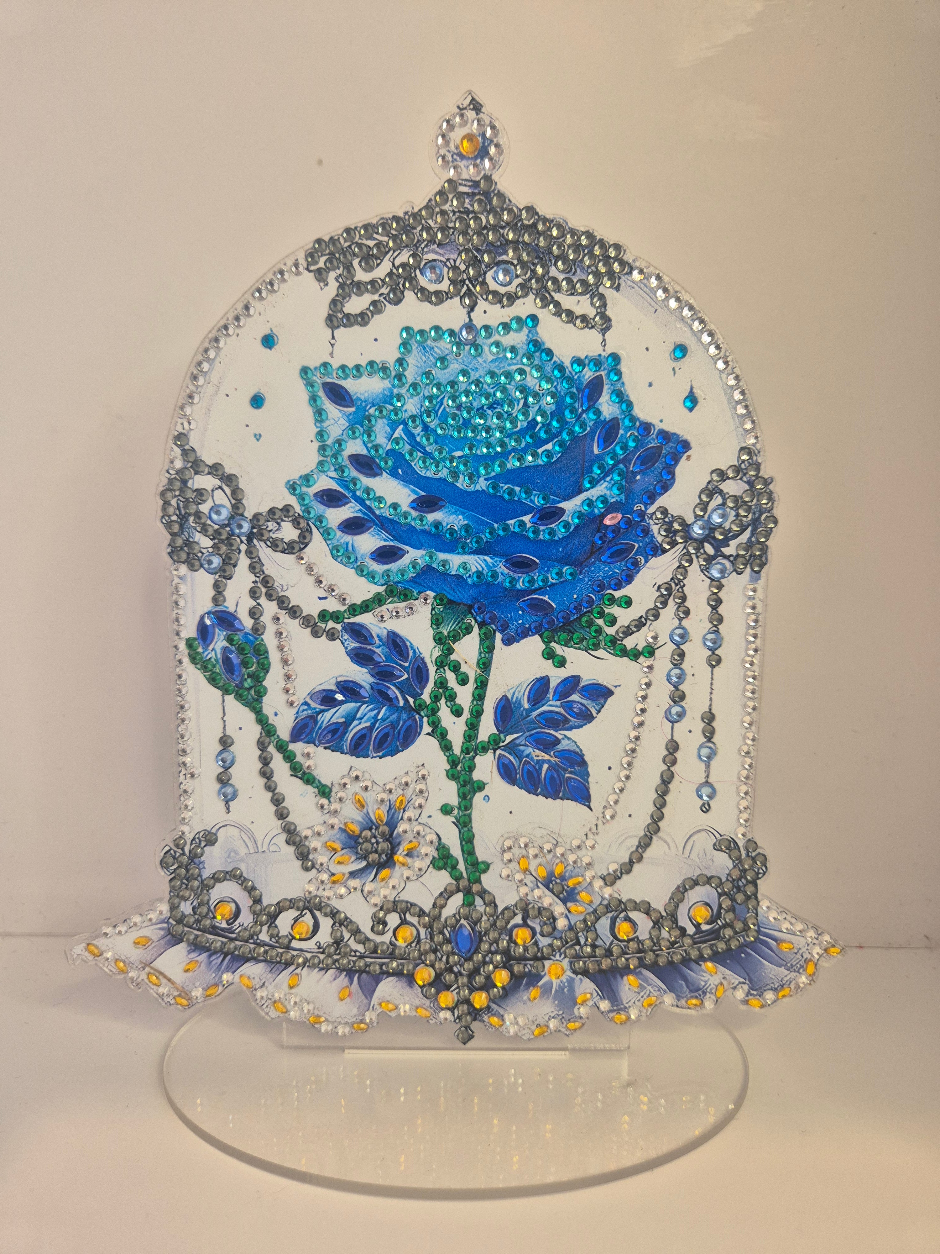 Rose in Jar Table Decoratoin Seahorse Creations AU