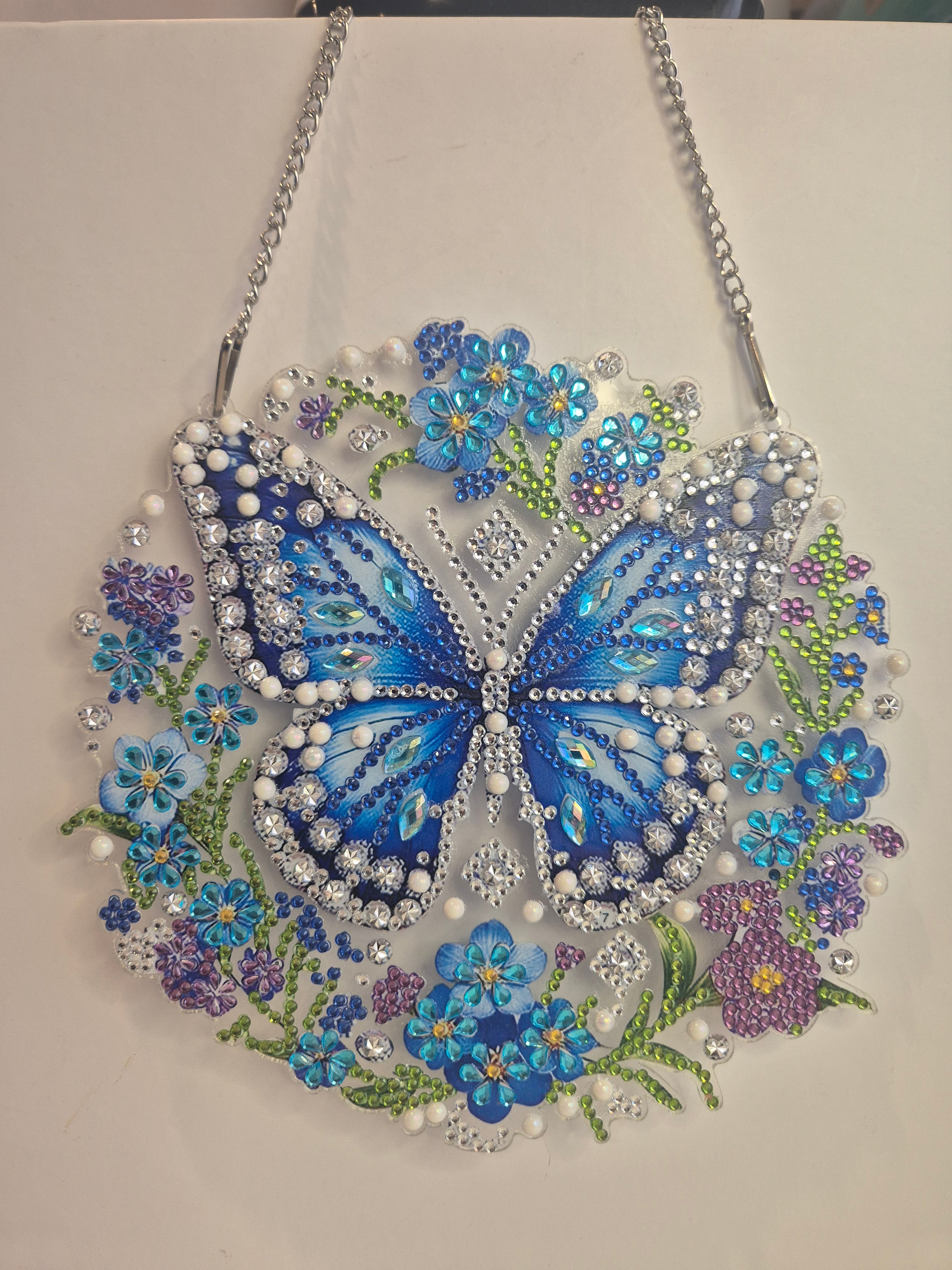 Blue Butterfly hanging decoration Seahorse Creations AU
