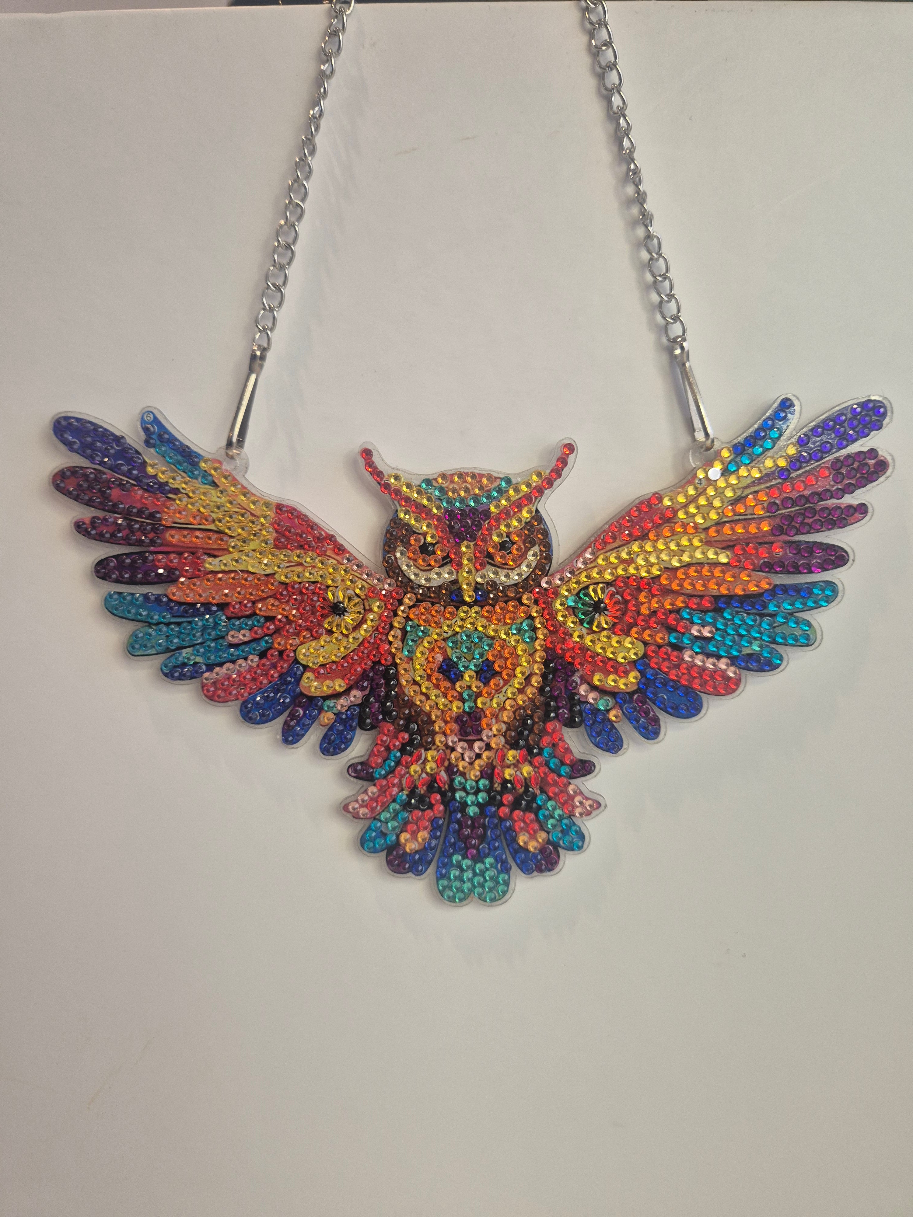 Flying owl hanging decoration Seahorse Creations AU
