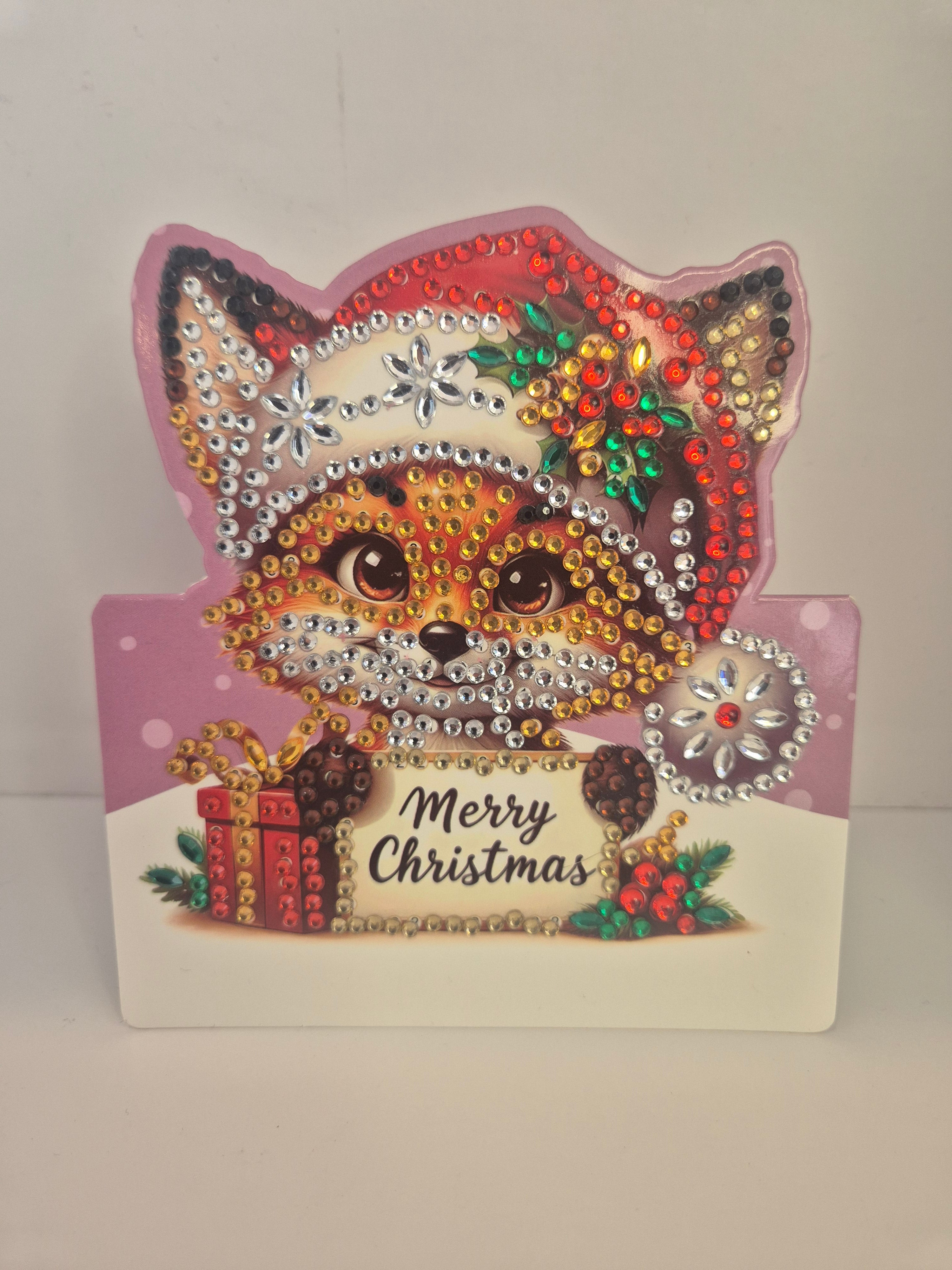 foxy christmas card Seahorse Creations AU