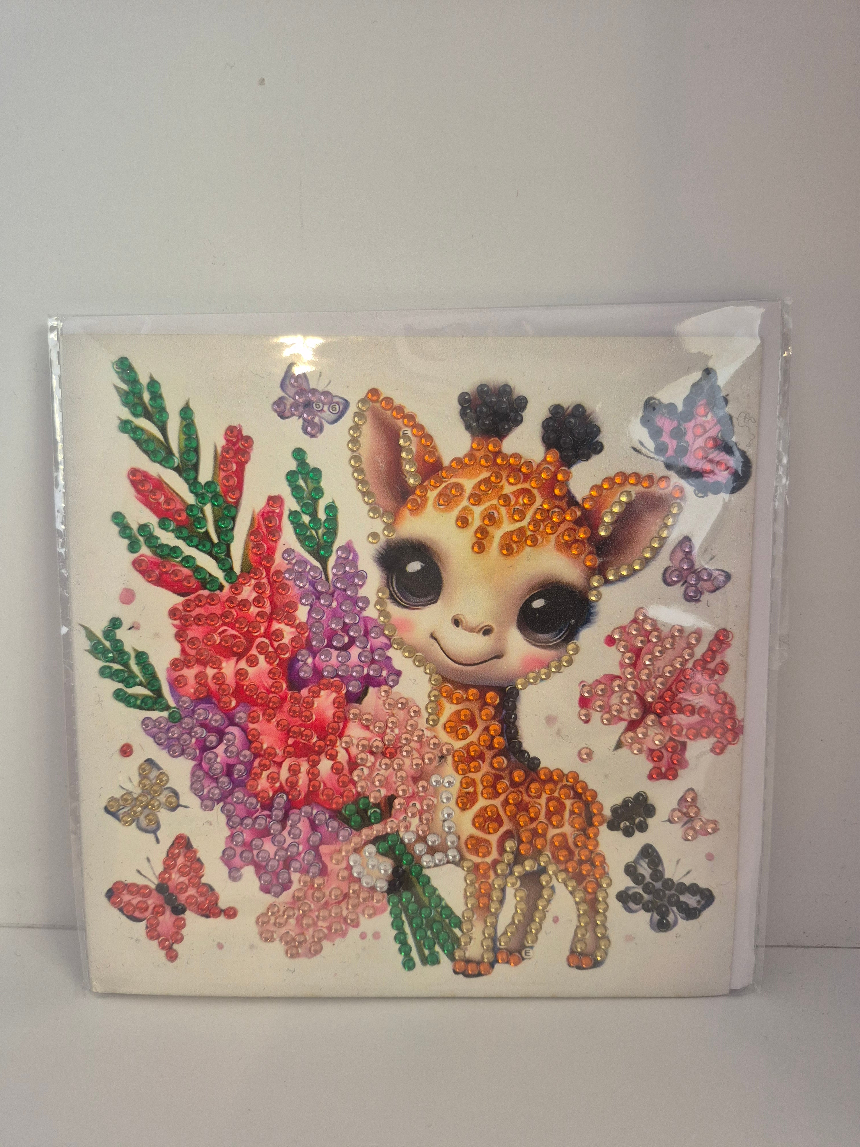 Giraffe Card Seahorse Creations AU