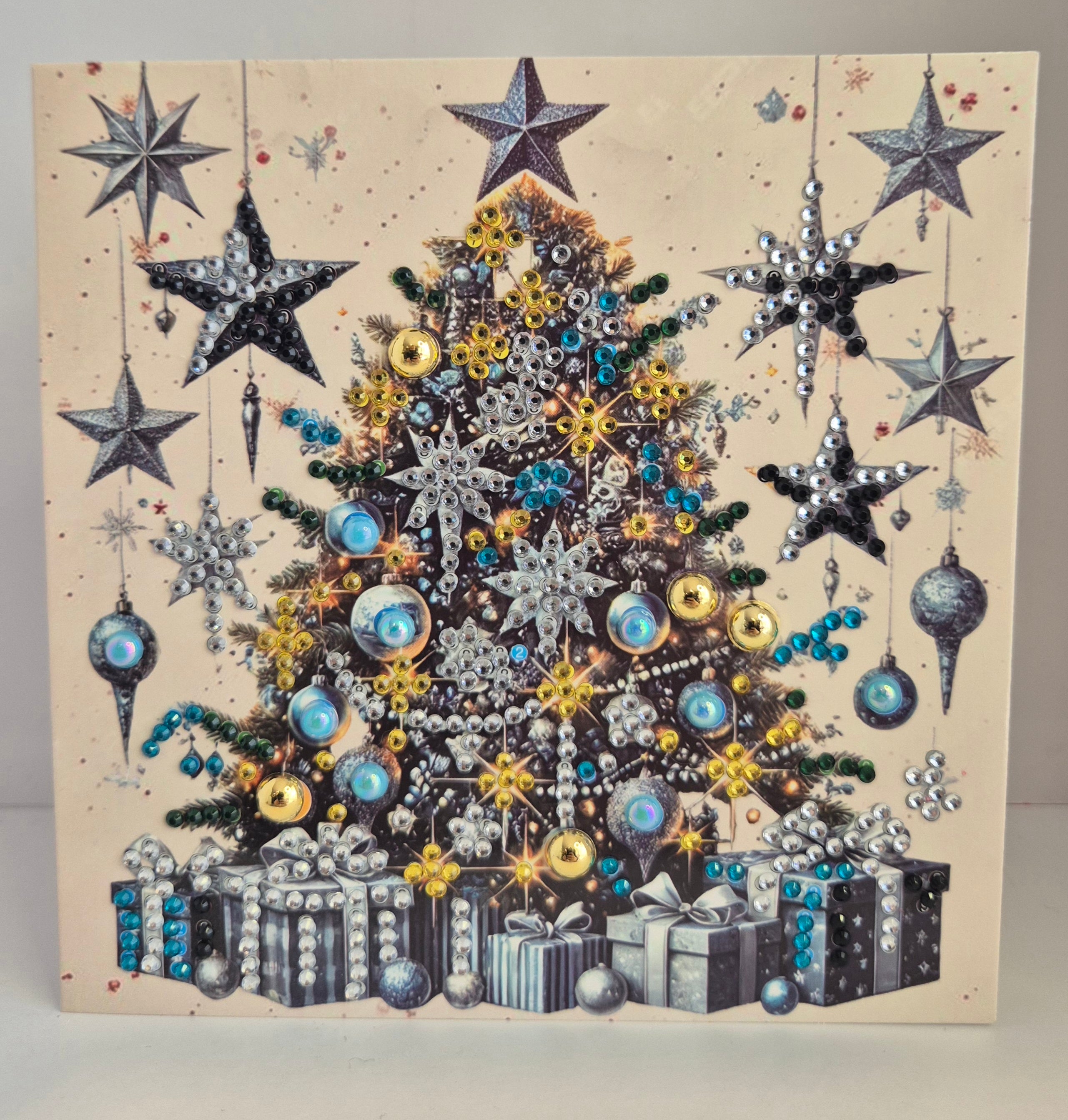 silver sparkle tree Seahorse Creations AU