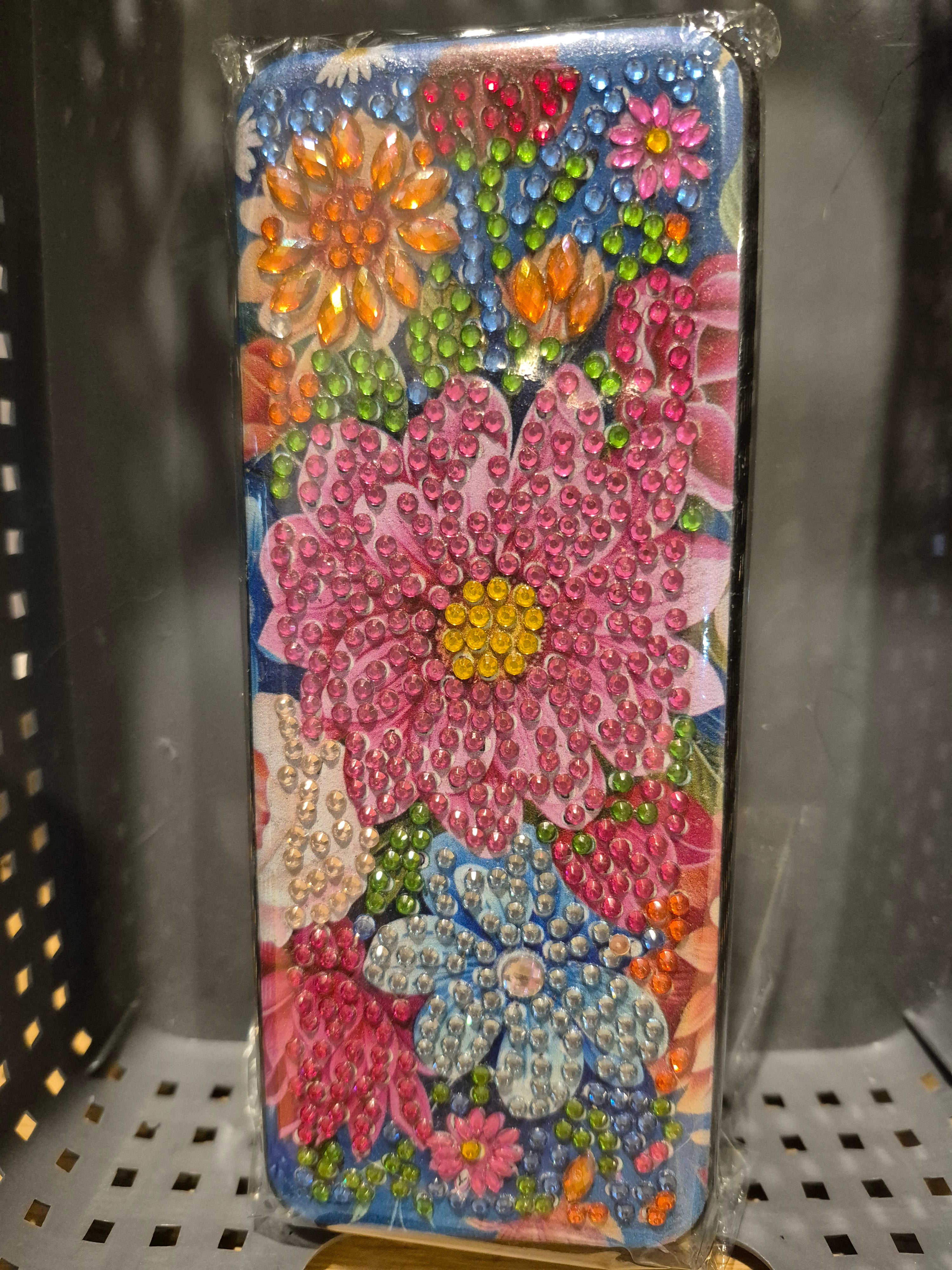 pink and blue flowers glasses case Seahorse Creations AU