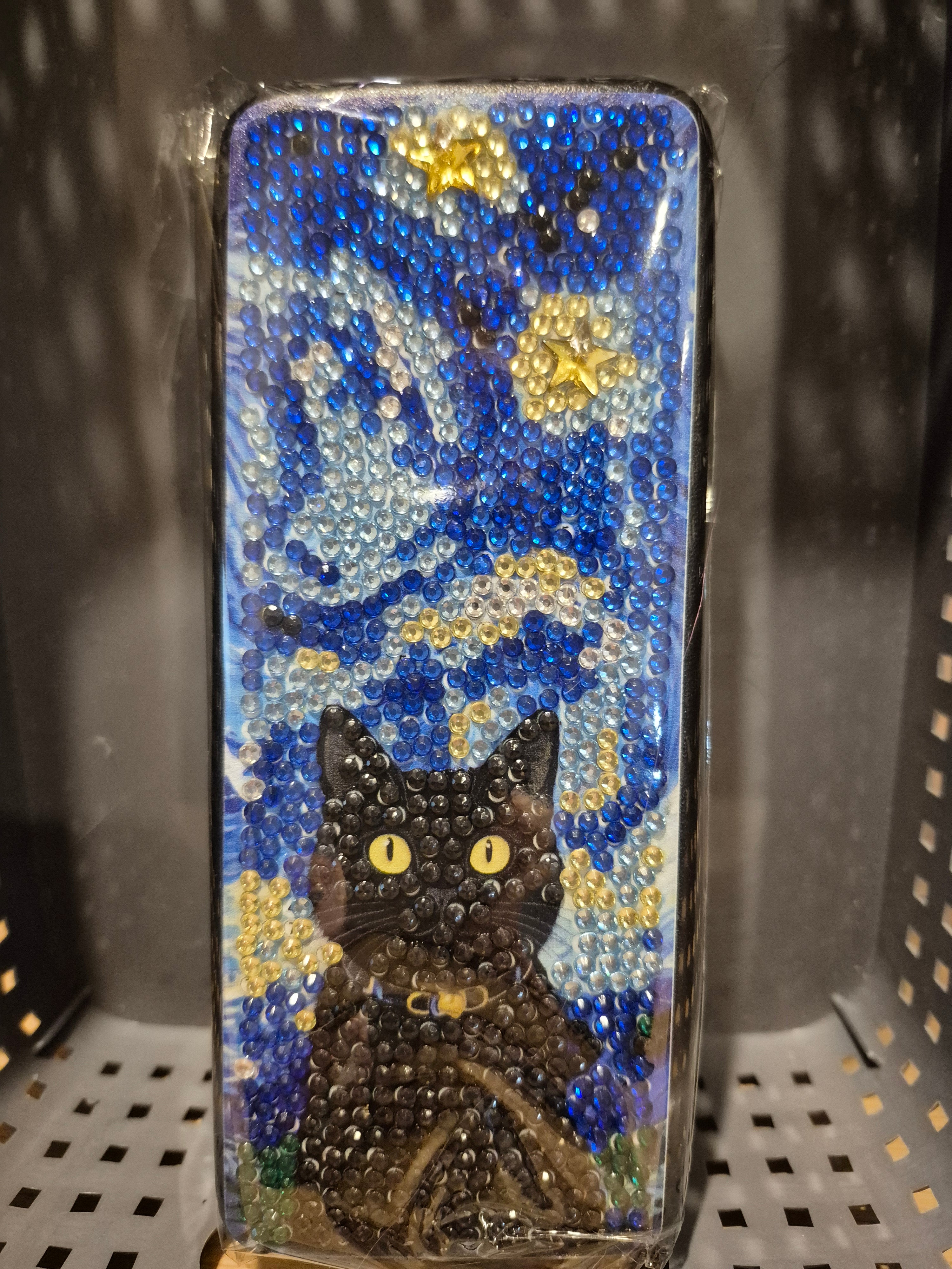 starry night cat glasses case Seahorse Creations AU