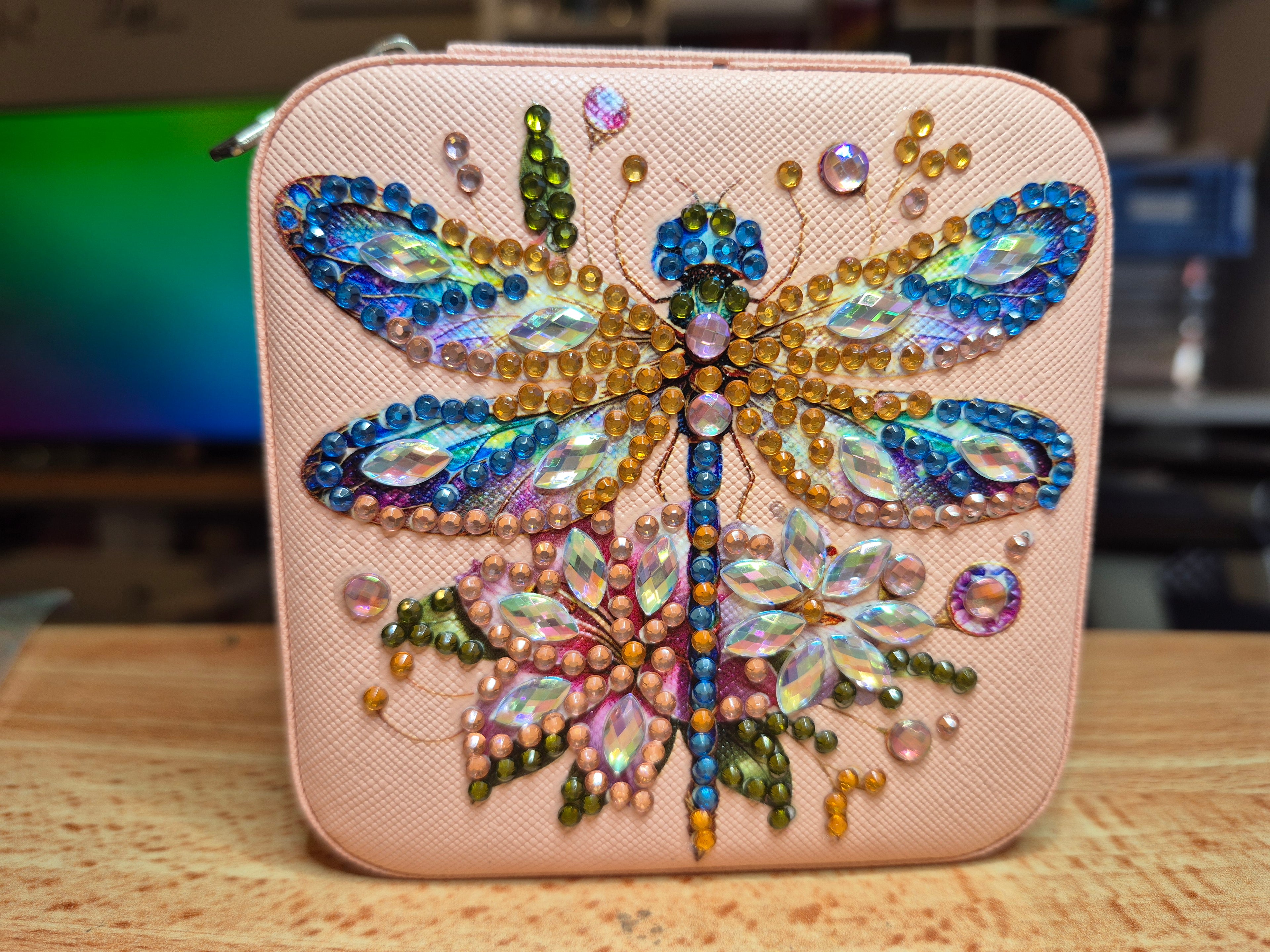 Jewellery box - pink, dragonfly Seahorse Creations AU