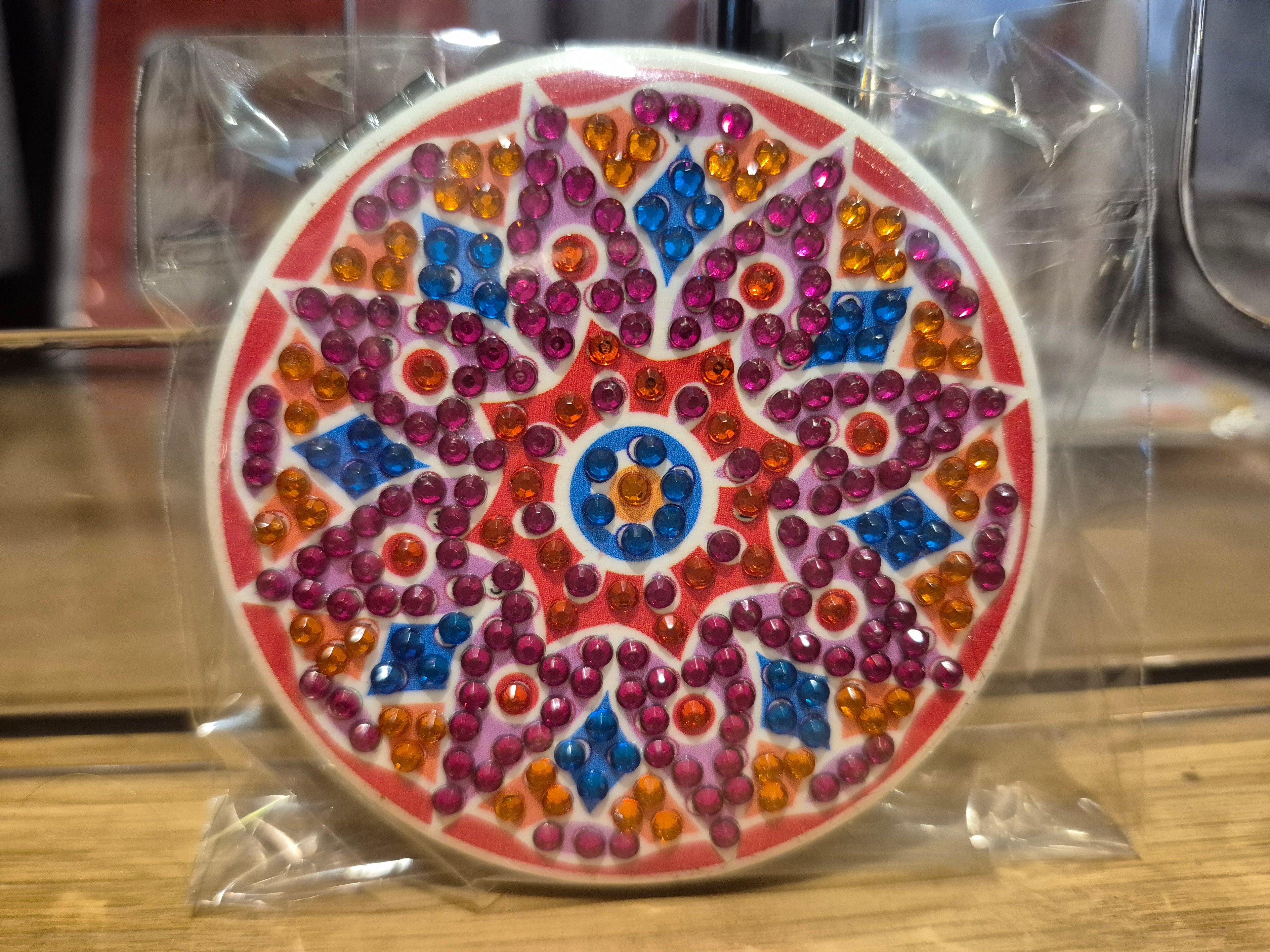 Mirrors - Compact, mandala round Seahorse Creations AU