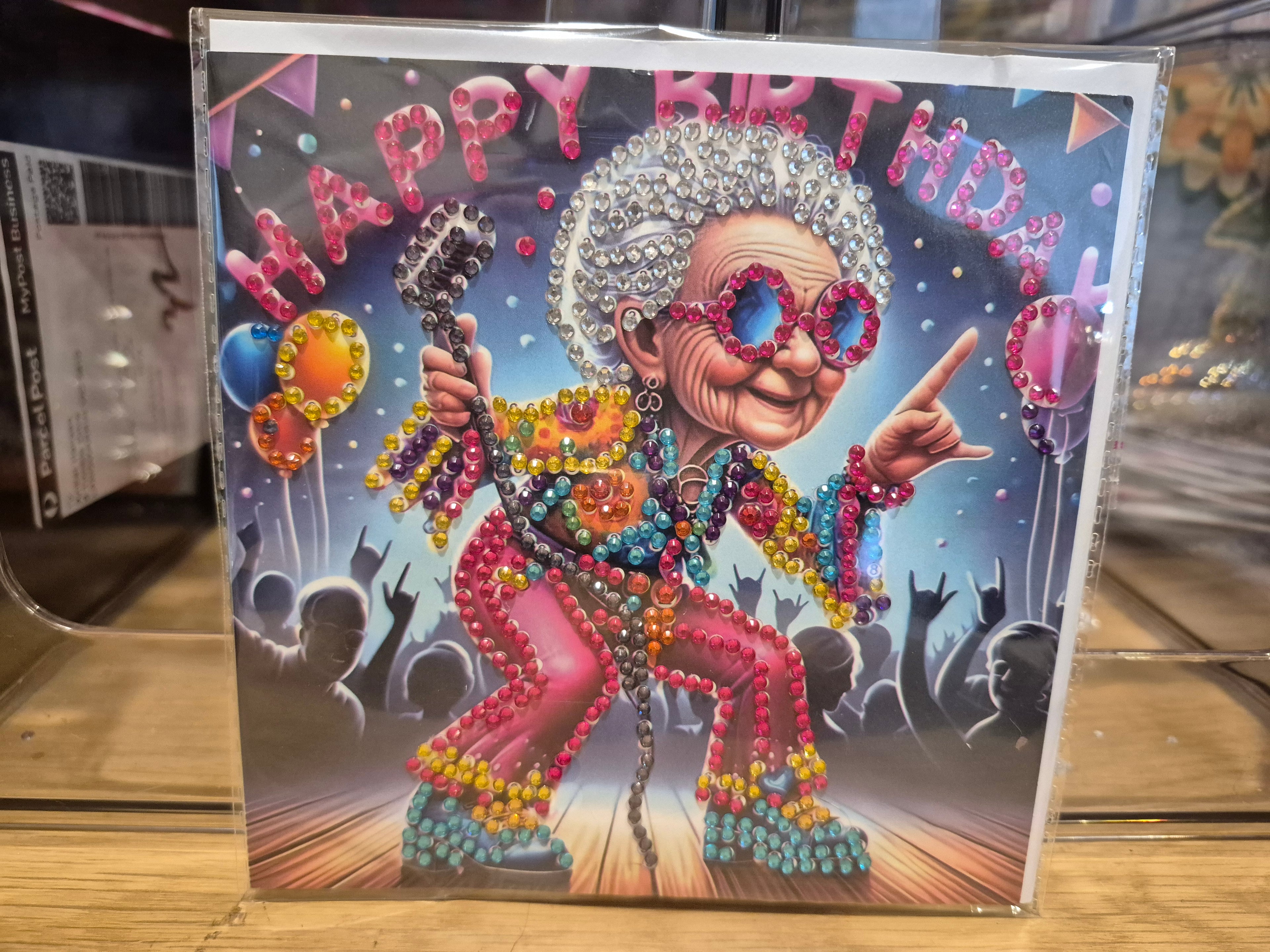 Cards - birthday, rockin oldies 4 Seahorse Creations AU