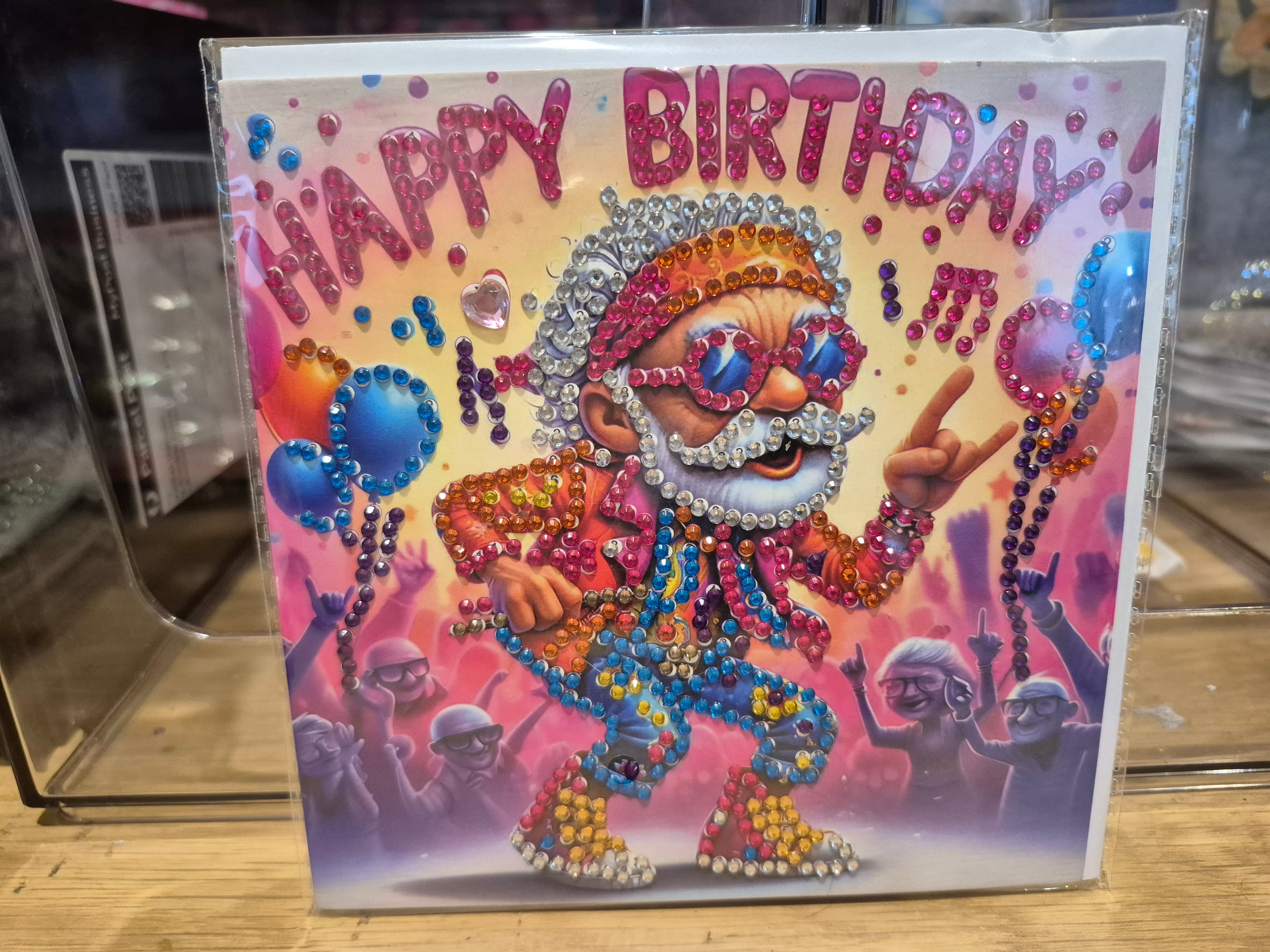 Cards - birthday, rockin oldies 1 Seahorse Creations AU