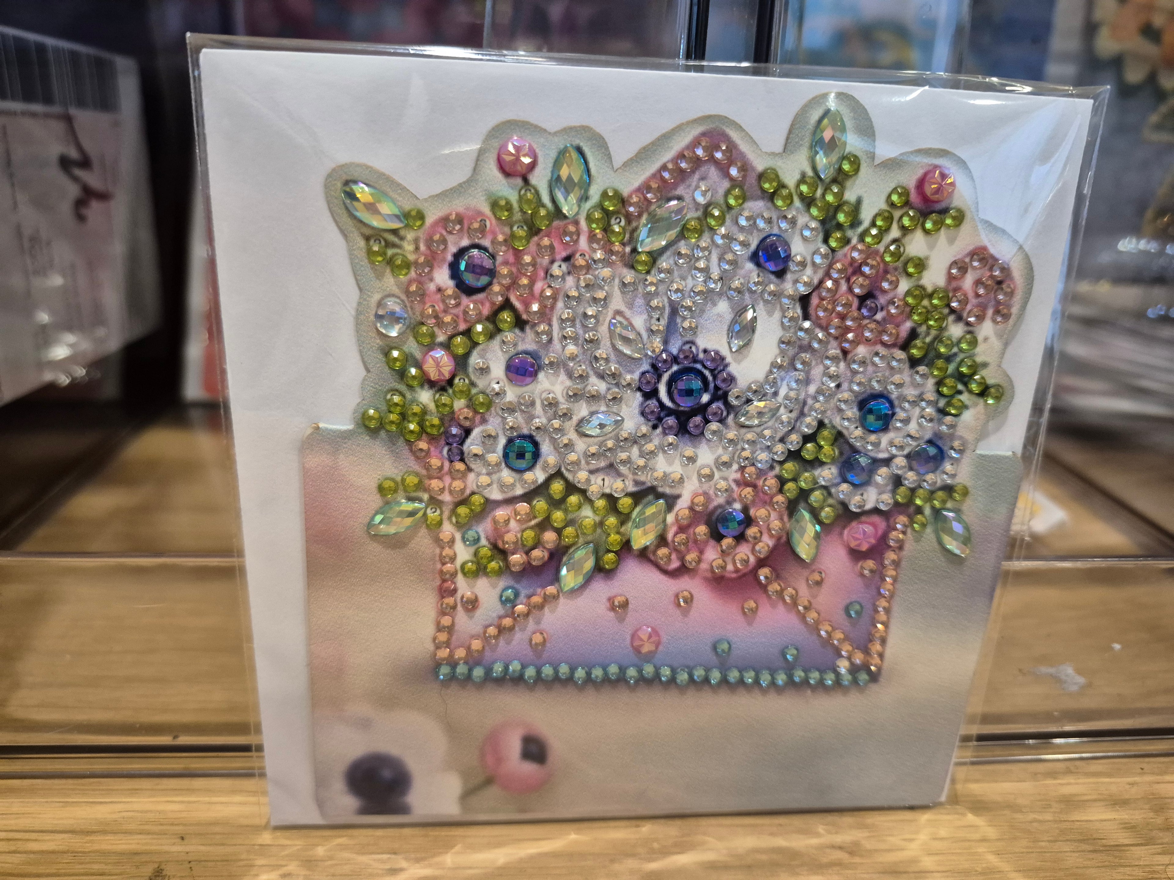 Cards -  greeting, mni, flower bouquet 5 Seahorse Creations AU
