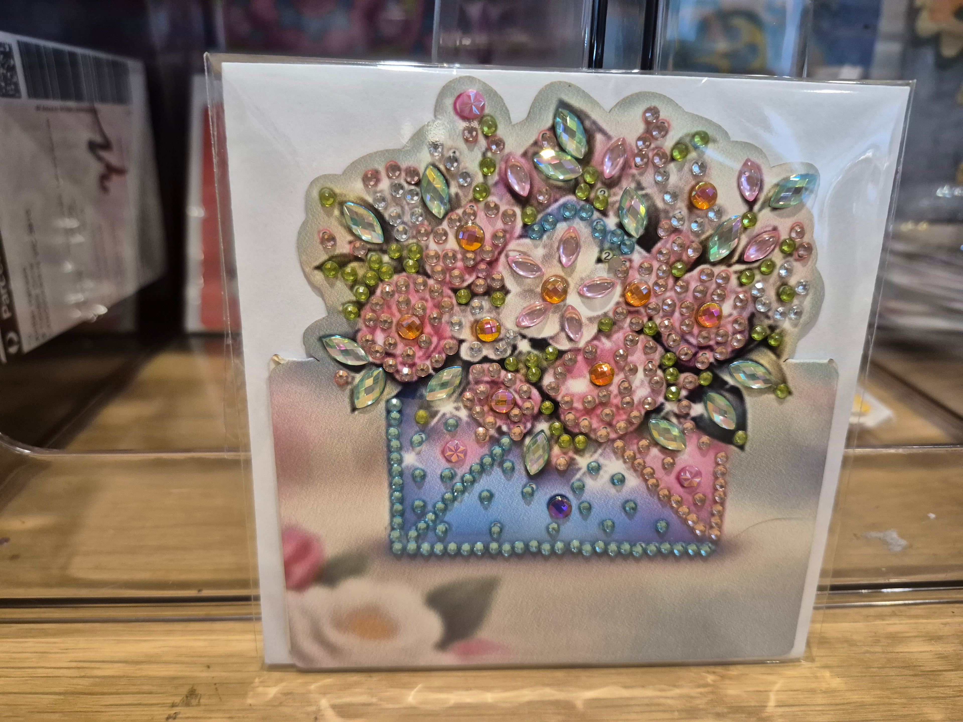 Cards -  greeting, mni, flower bouquet 1 Seahorse Creations AU