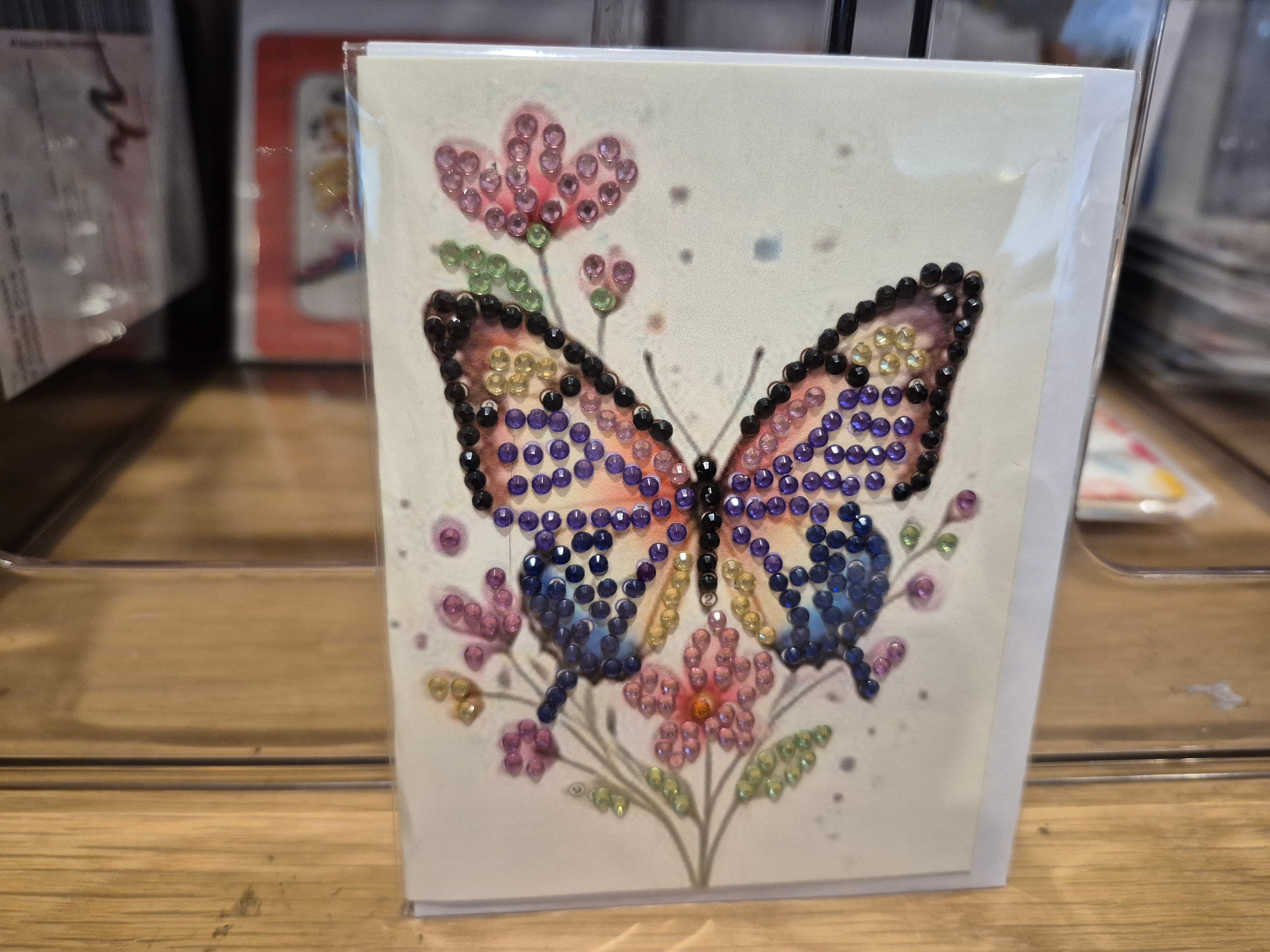card -  greeting, mini butterfly  5 Seahorse Creations AU