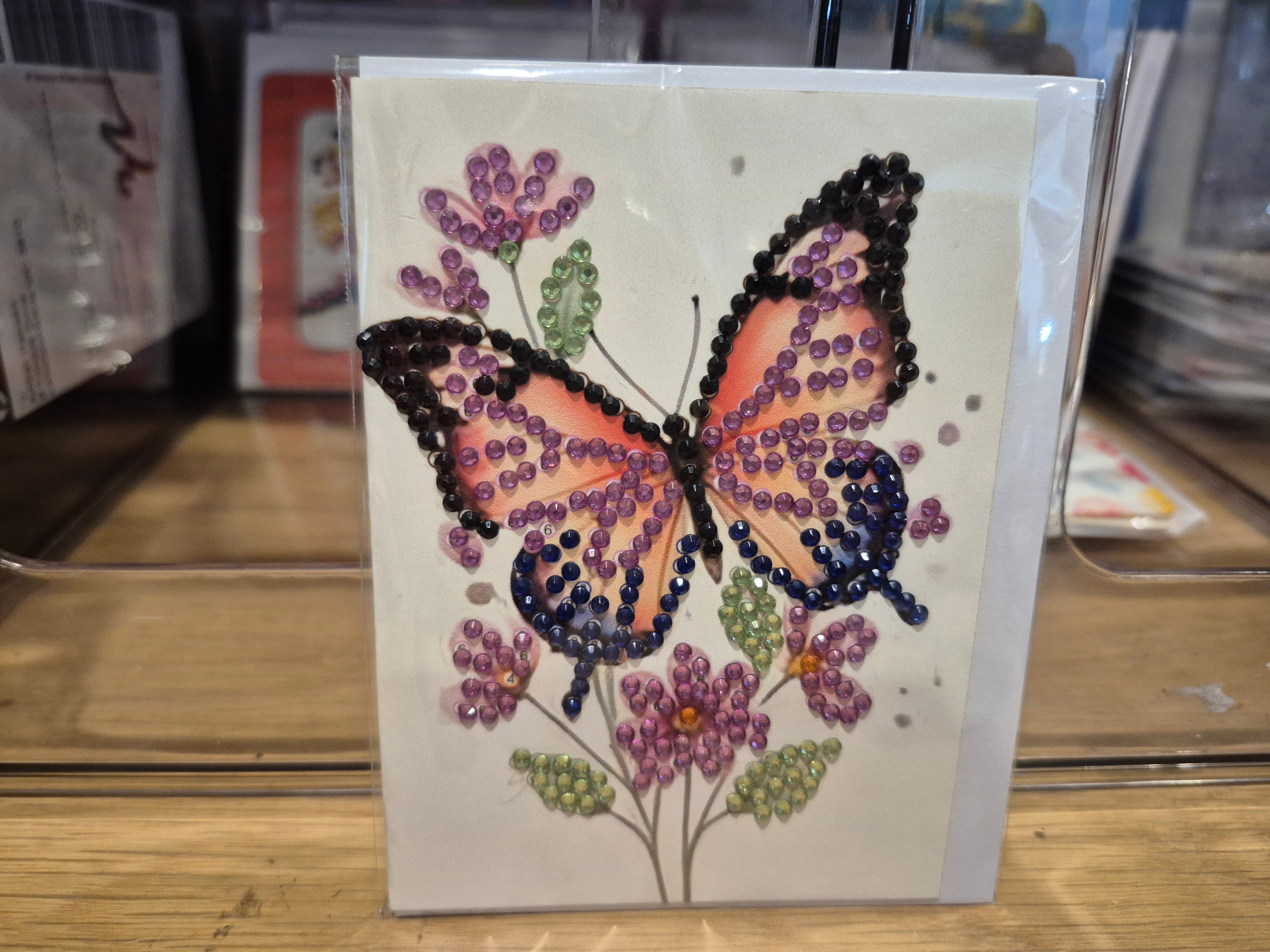 card -  greeting, mini butterfly  4 Seahorse Creations AU