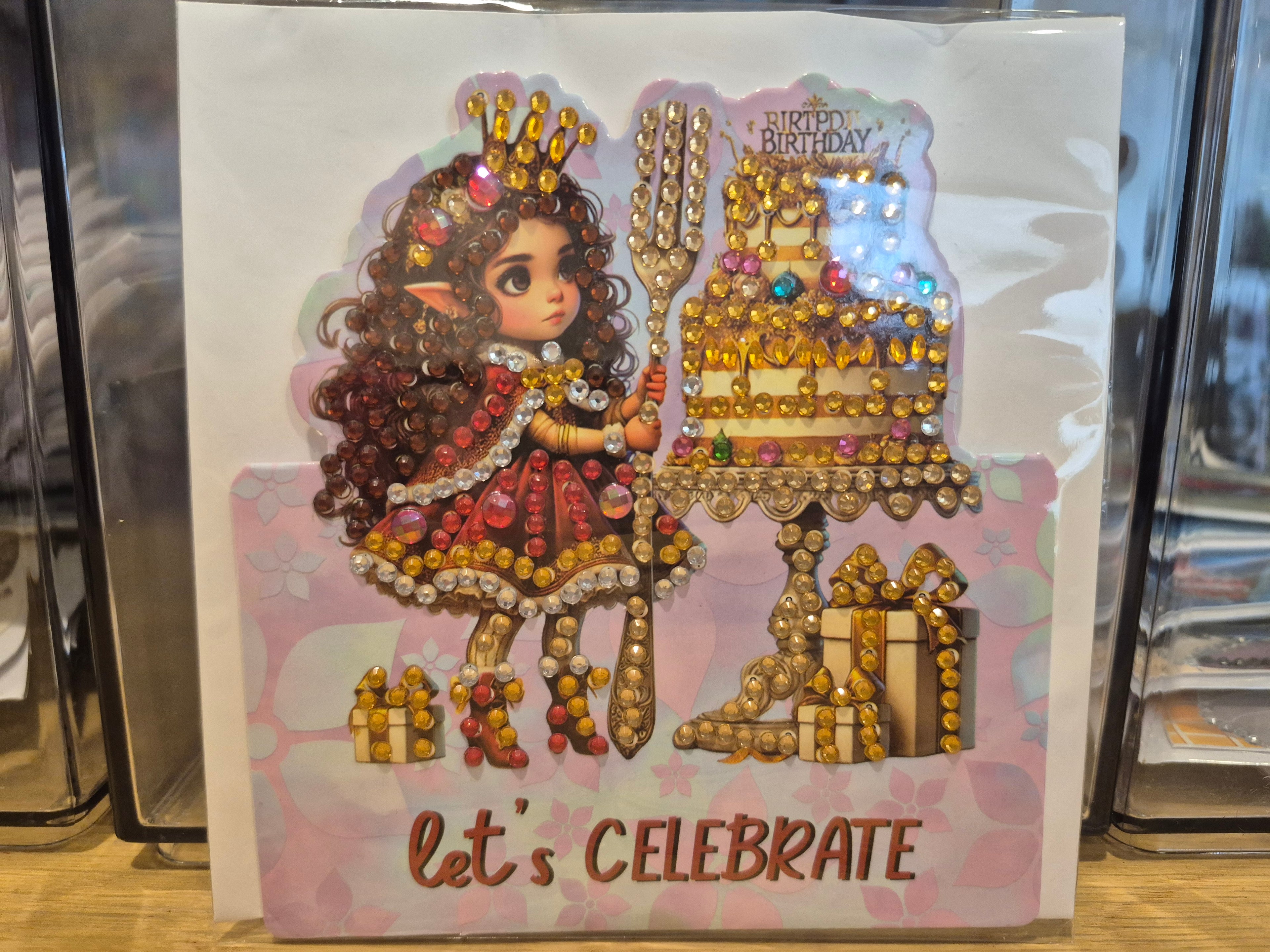Card - mini birthday, let's celebrate Seahorse Creations AU