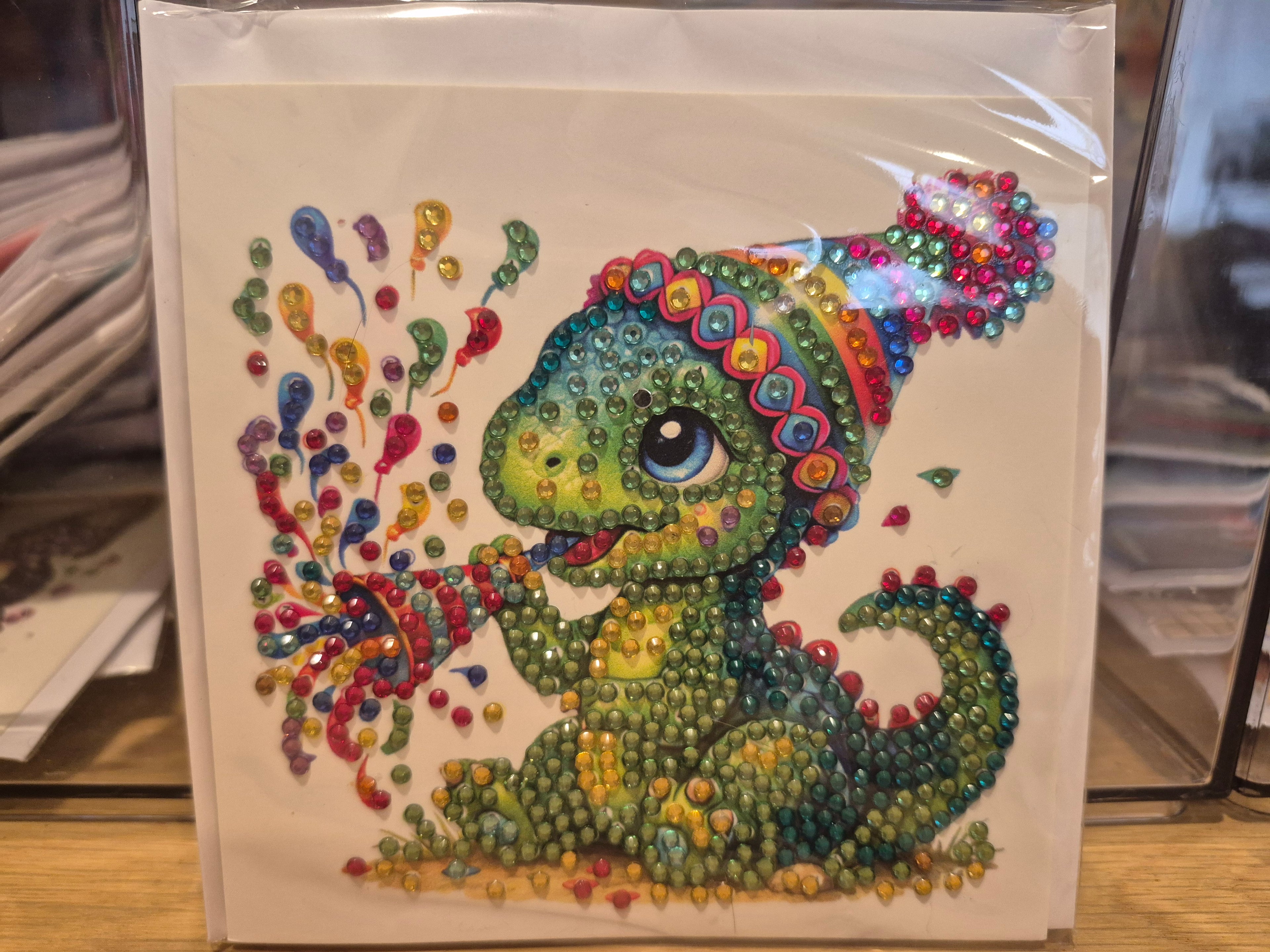 Card - birthday dinosaur with a kazoo Seahorse Creations AU