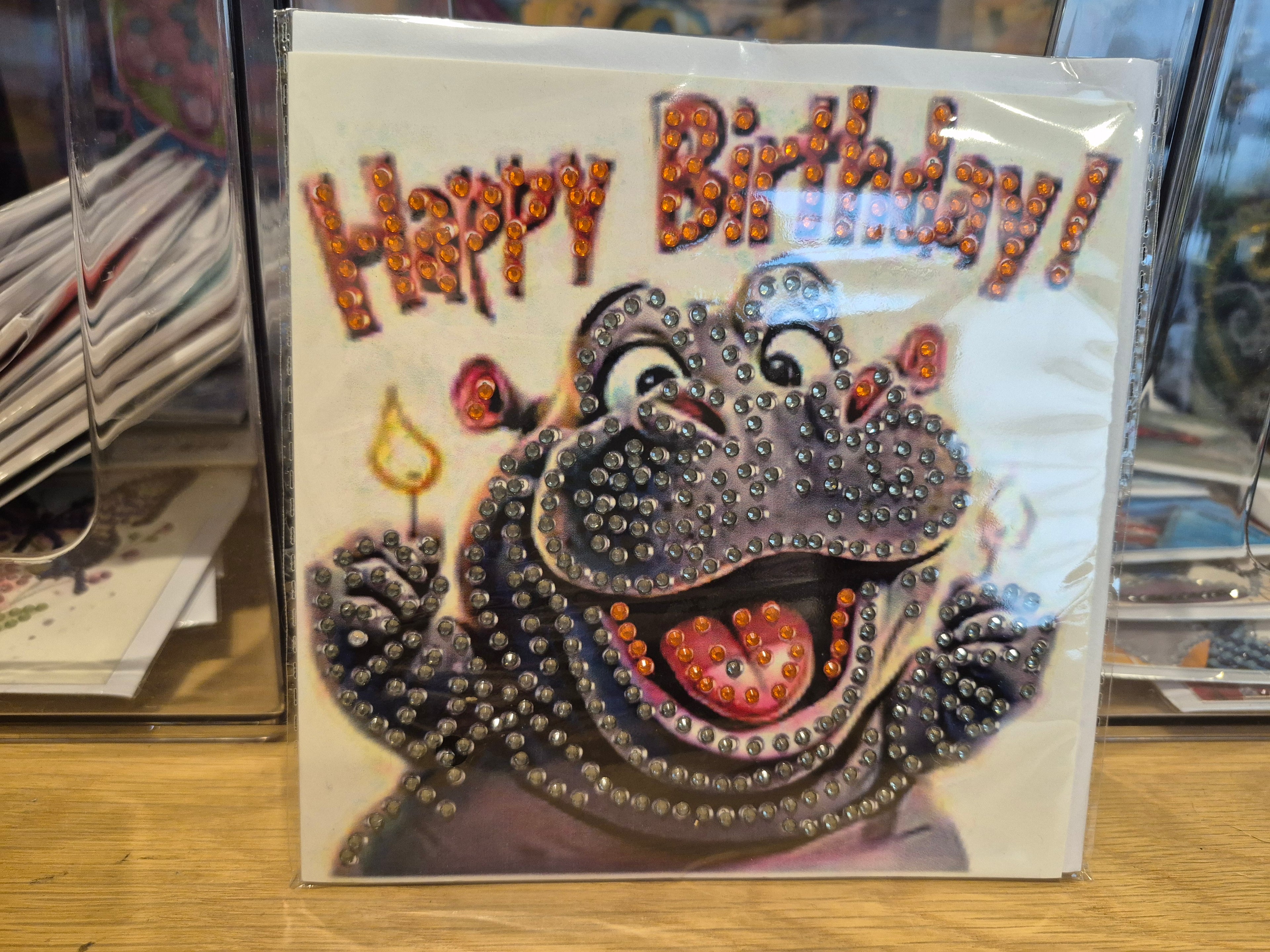 Cards - birthday,  hippo Seahorse Creations AU