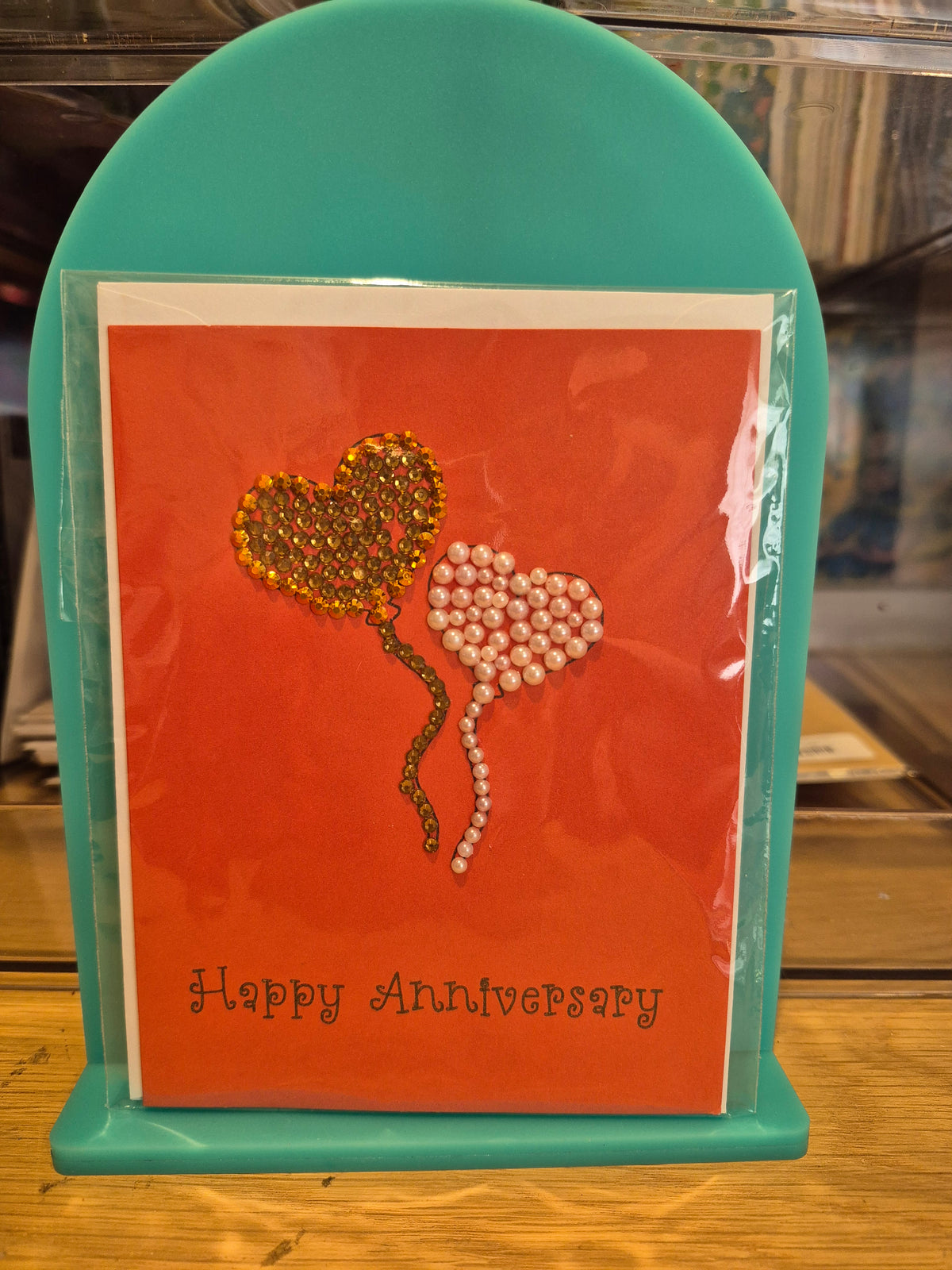Sparkling Hearts Anniversary Card Seahorse Creations AU