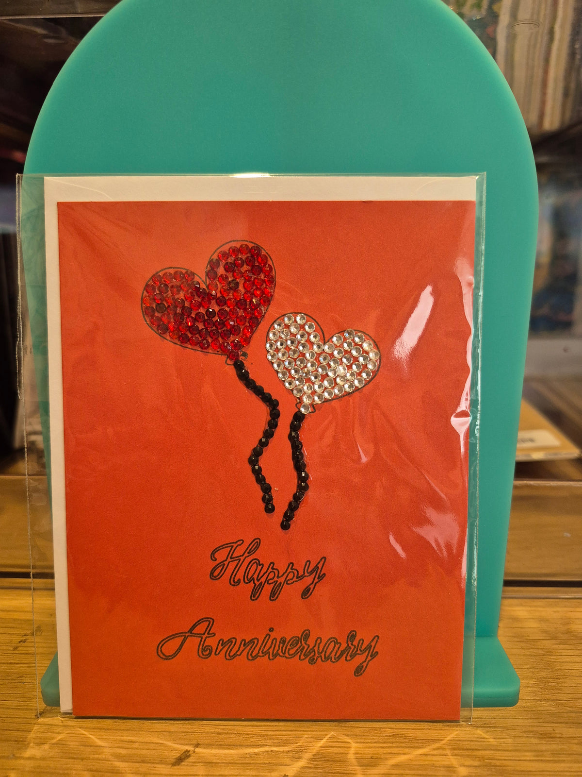 Sparkling Hearts Anniversary Card Seahorse Creations AU