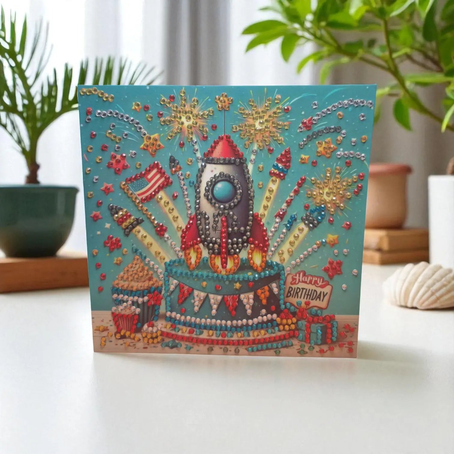Sparkle & Blast Birthday Card Seahorse Creations AU