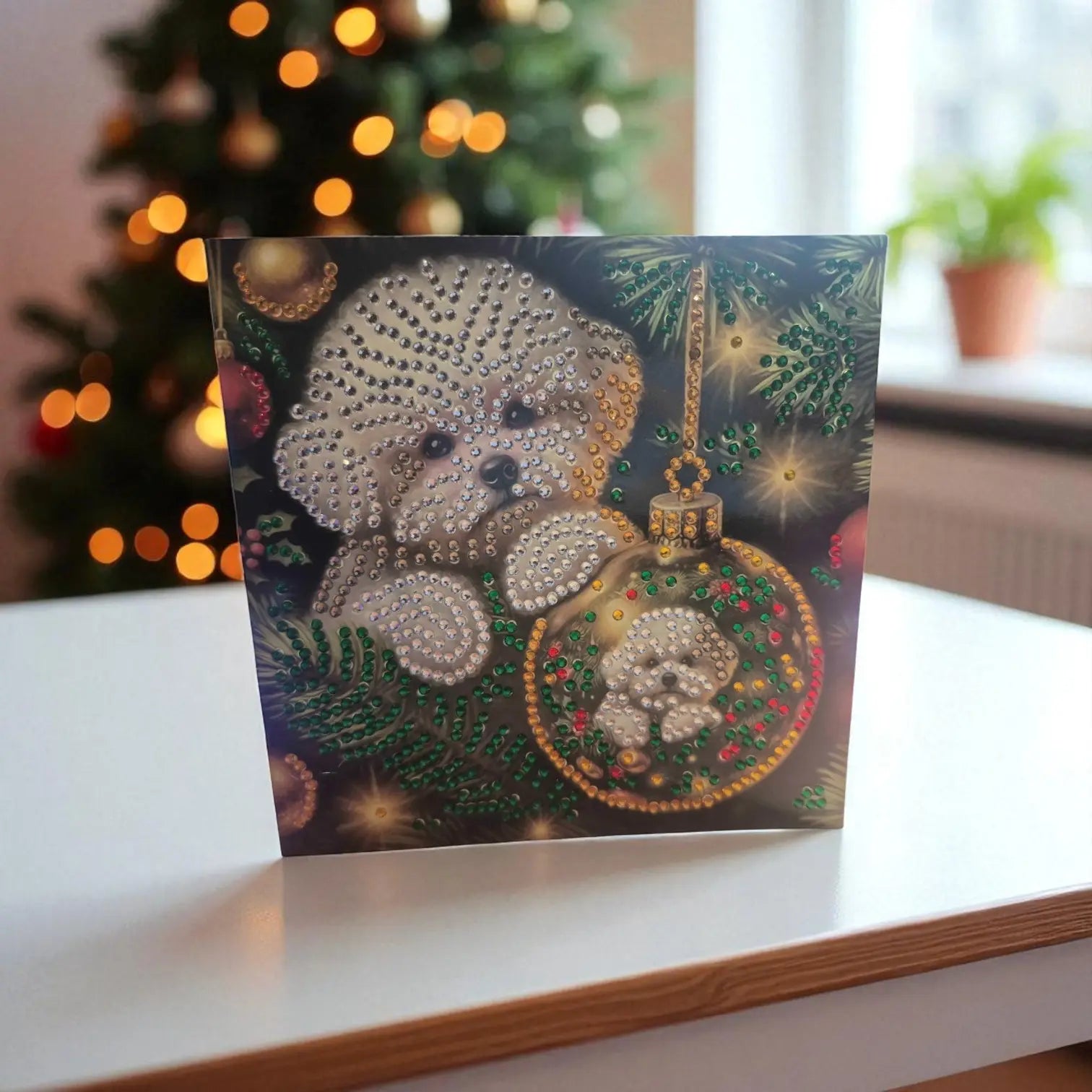 Sparkly Puppy Christmas Cheer Seahorse Creations AU
