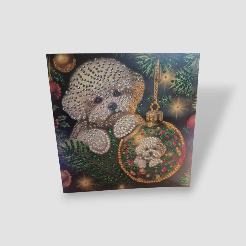 Sparkly Puppy Christmas Cheer Seahorse Creations AU