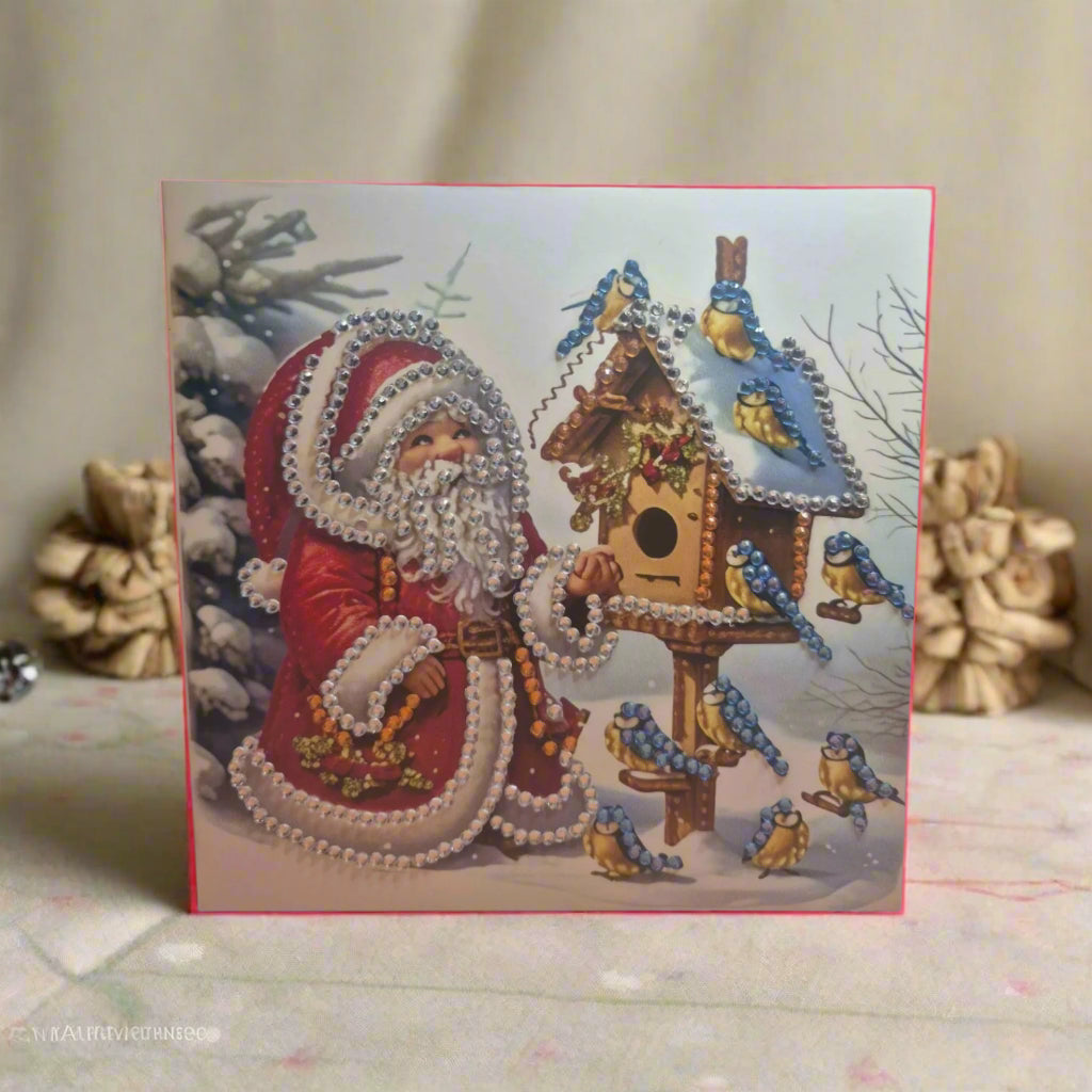santa and bluebirds Seahorse Creations AU