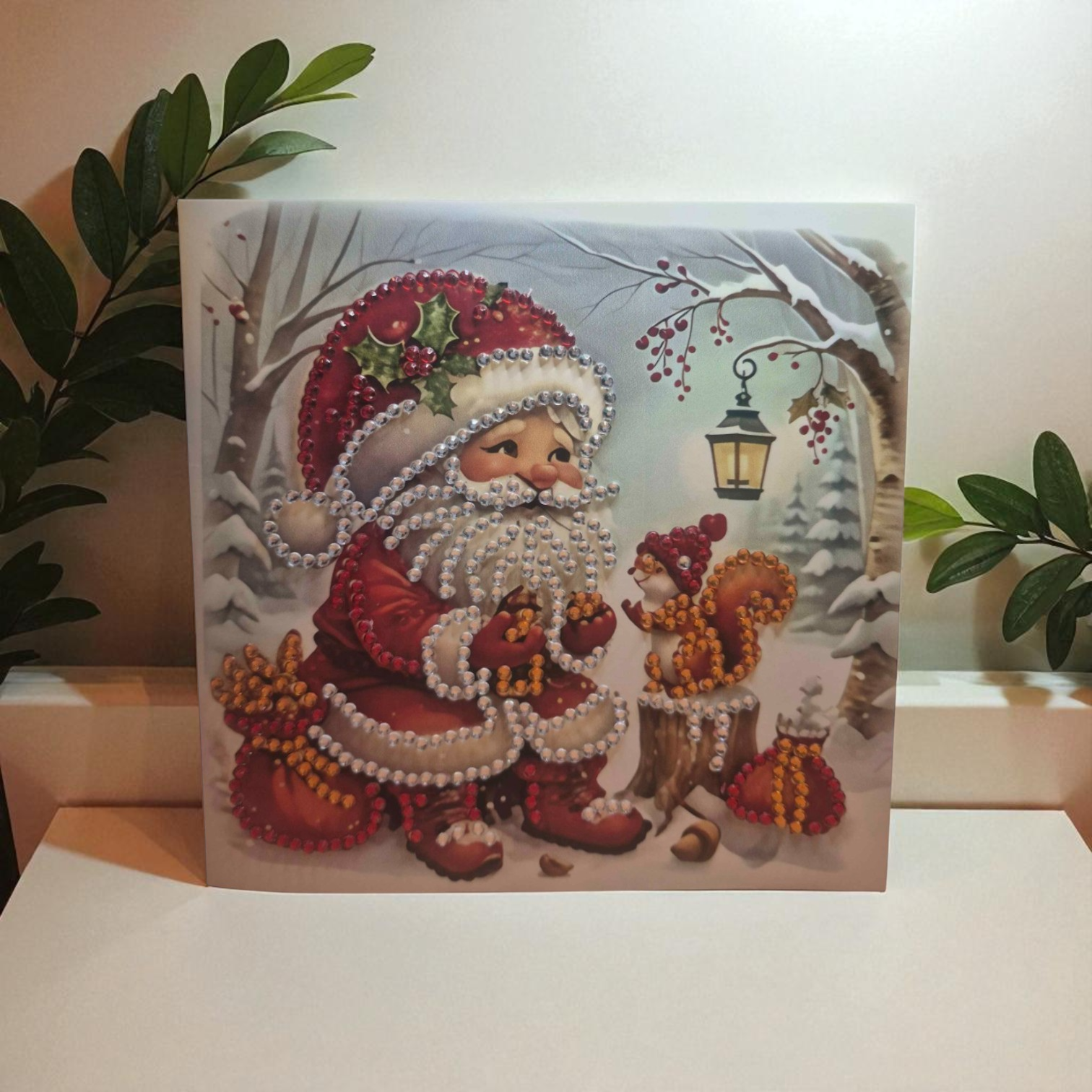 santa feeeding squirrel Seahorse Creations AU