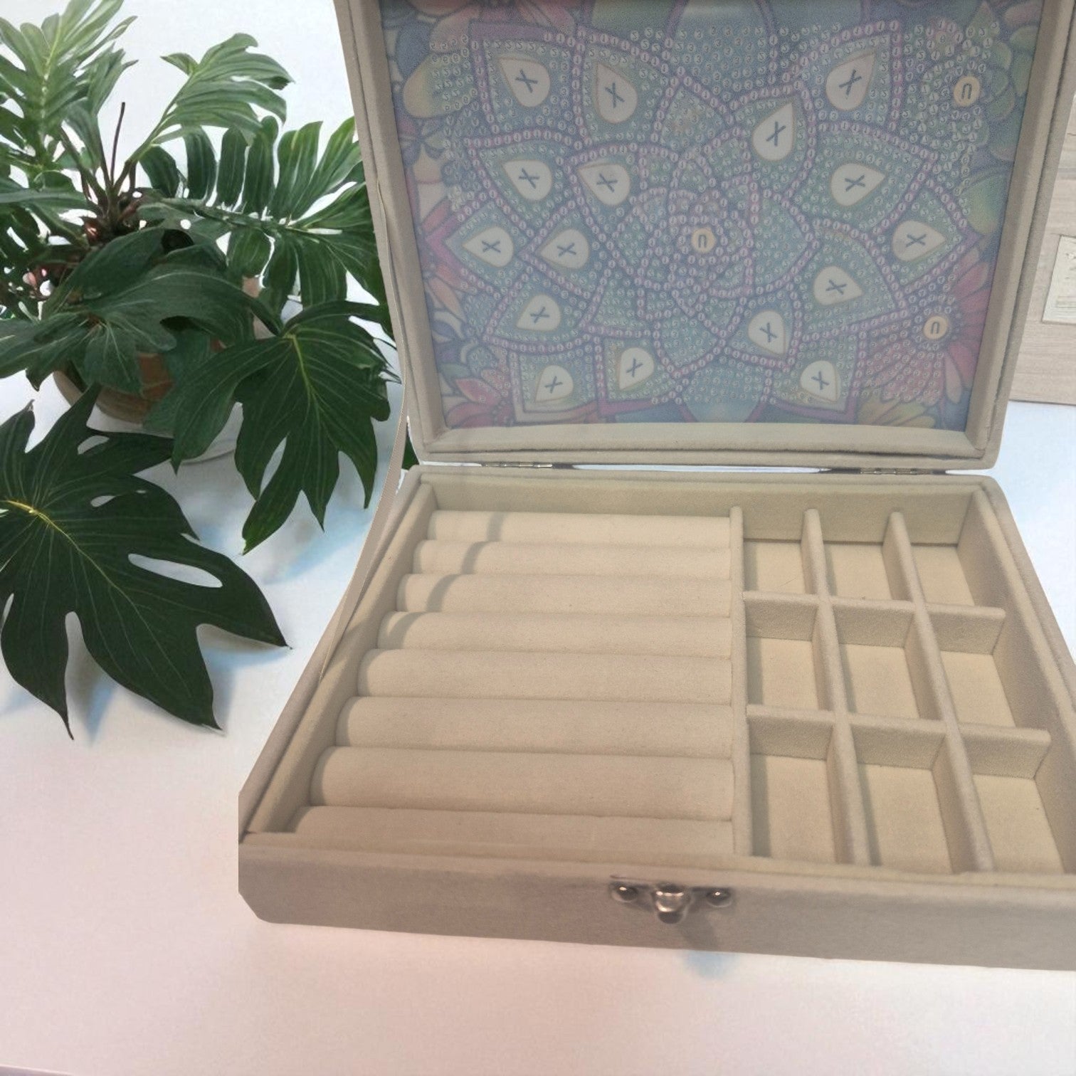 Large Mandala Jewellery Box Seahorse Creations AU