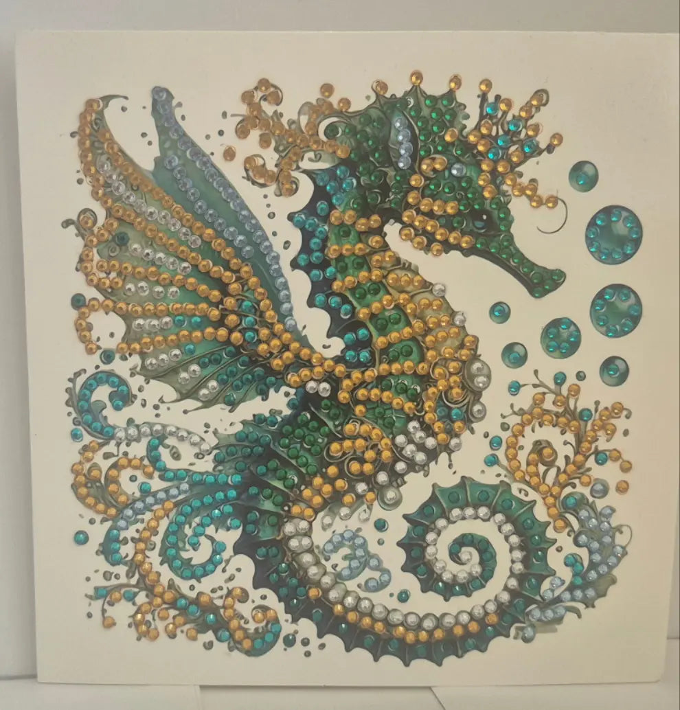 "Jewel-Encrusted Seahorse" 🐚✨ Seahorse Creations AU