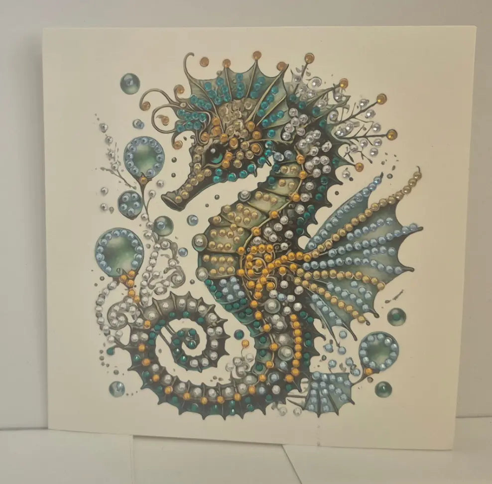 Golden tide seahorse Seahorse Creations AU