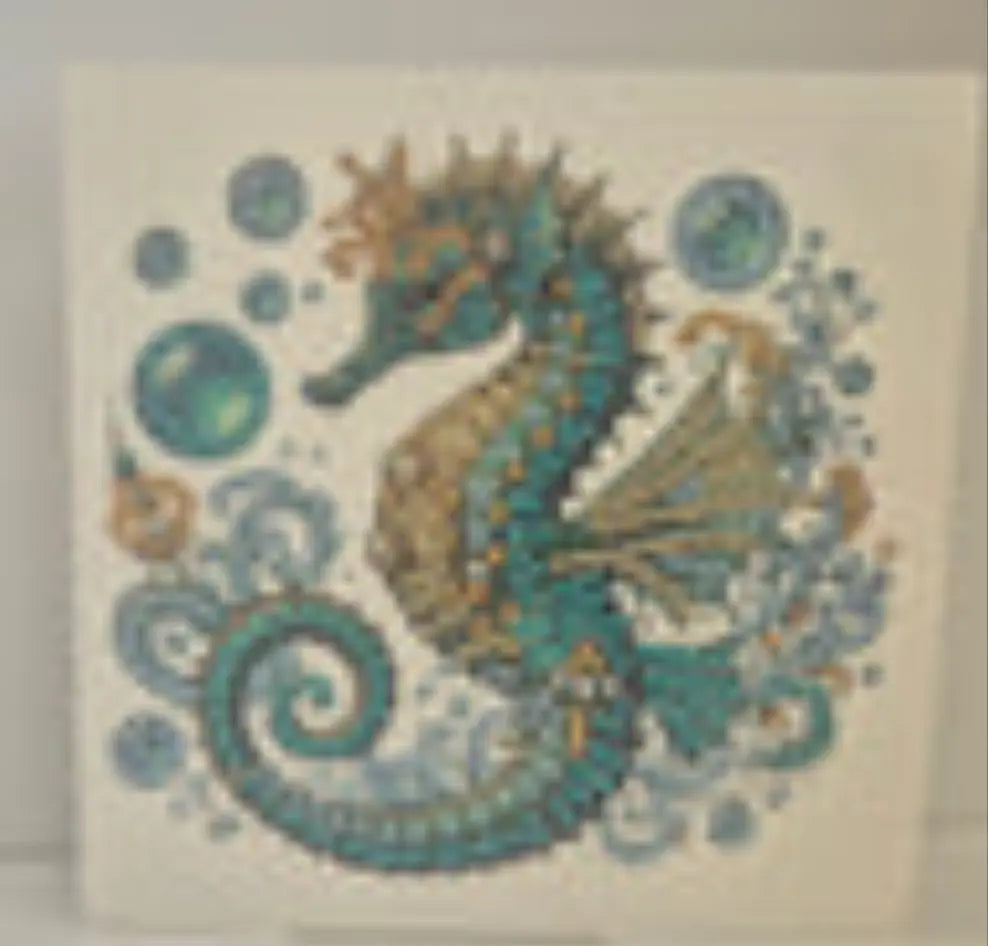 Bubbly seahorse Seahorse Creations AU