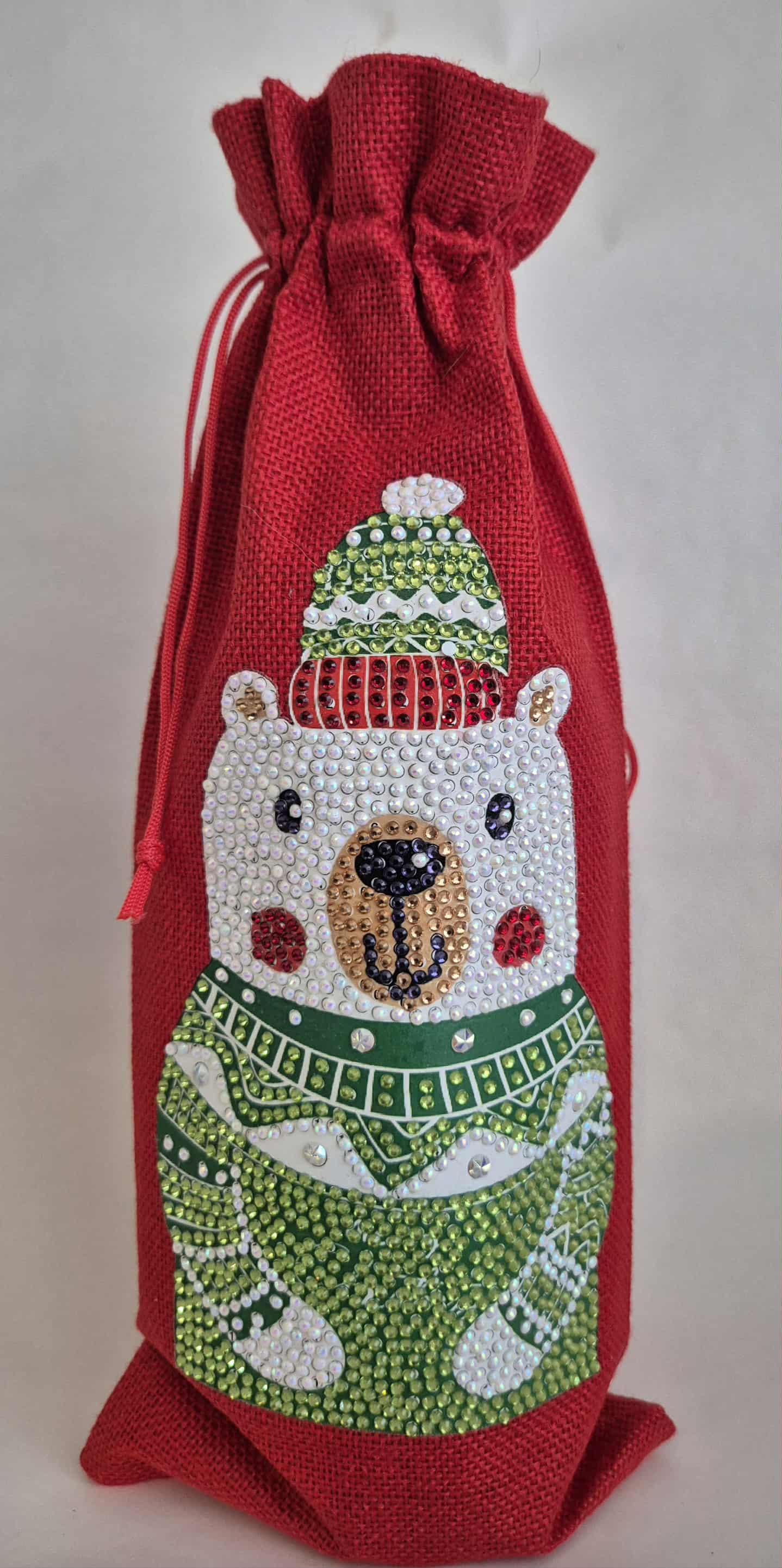 christmas bear bottle bag Seahorse Creations AU