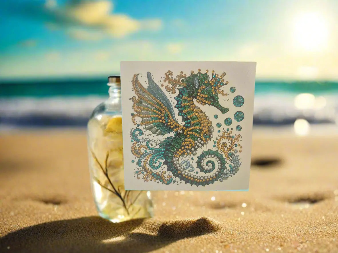 "Jewel-Encrusted Seahorse" 🐚✨ Seahorse Creations AU