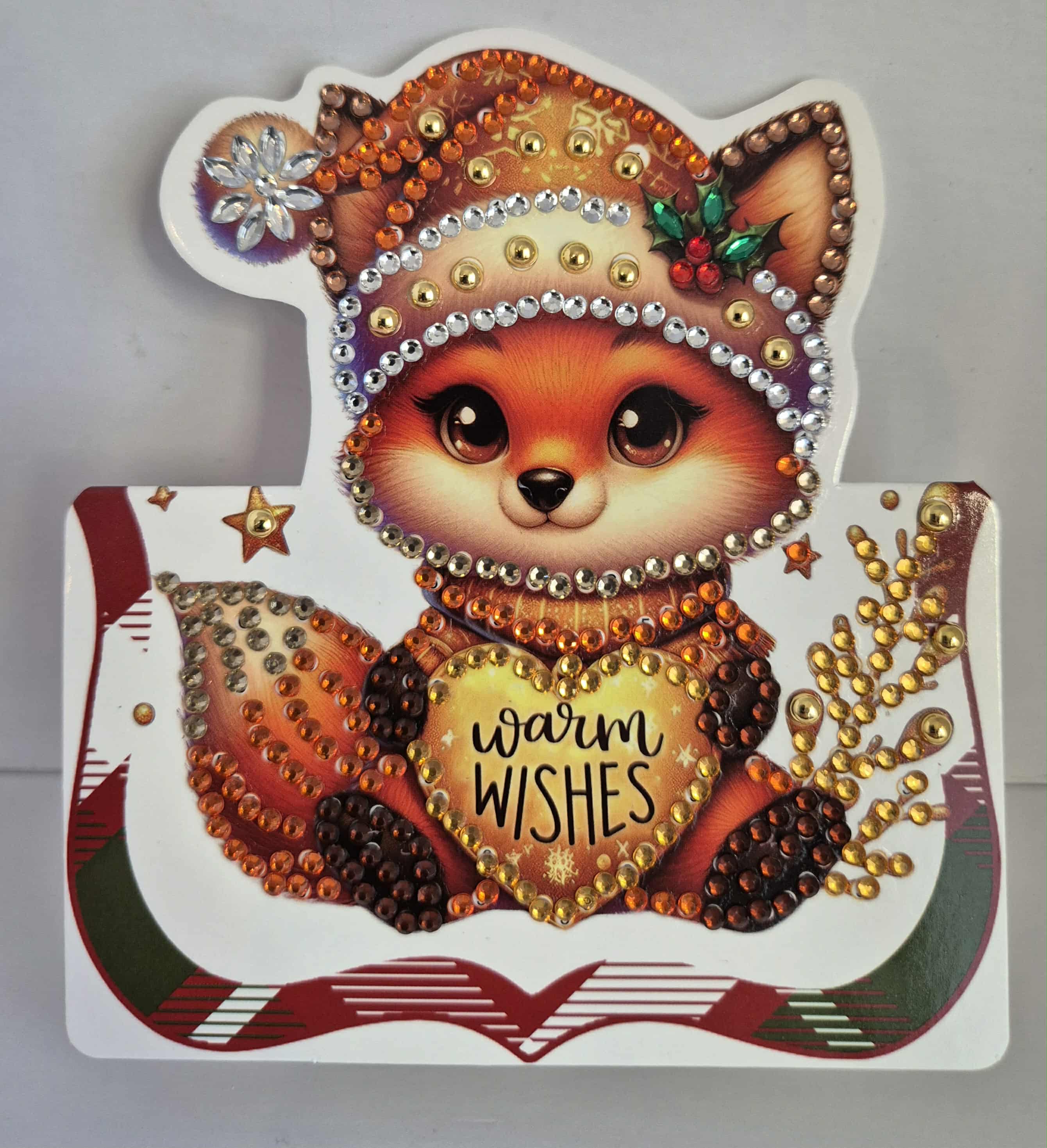 fox warm wishes card Seahorse Creations AU