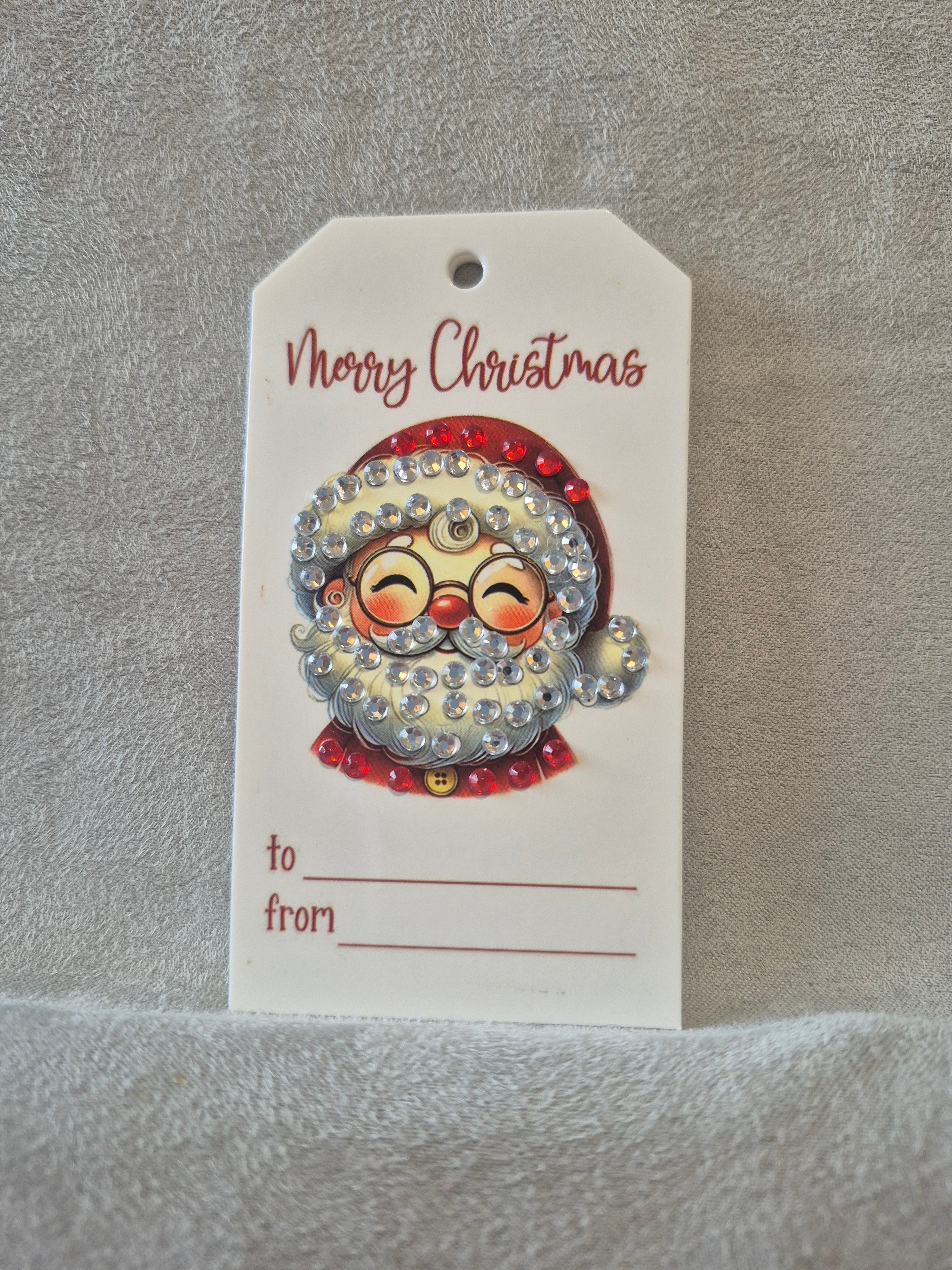 Santa Gift Tag 3 Seahorse Creations AU