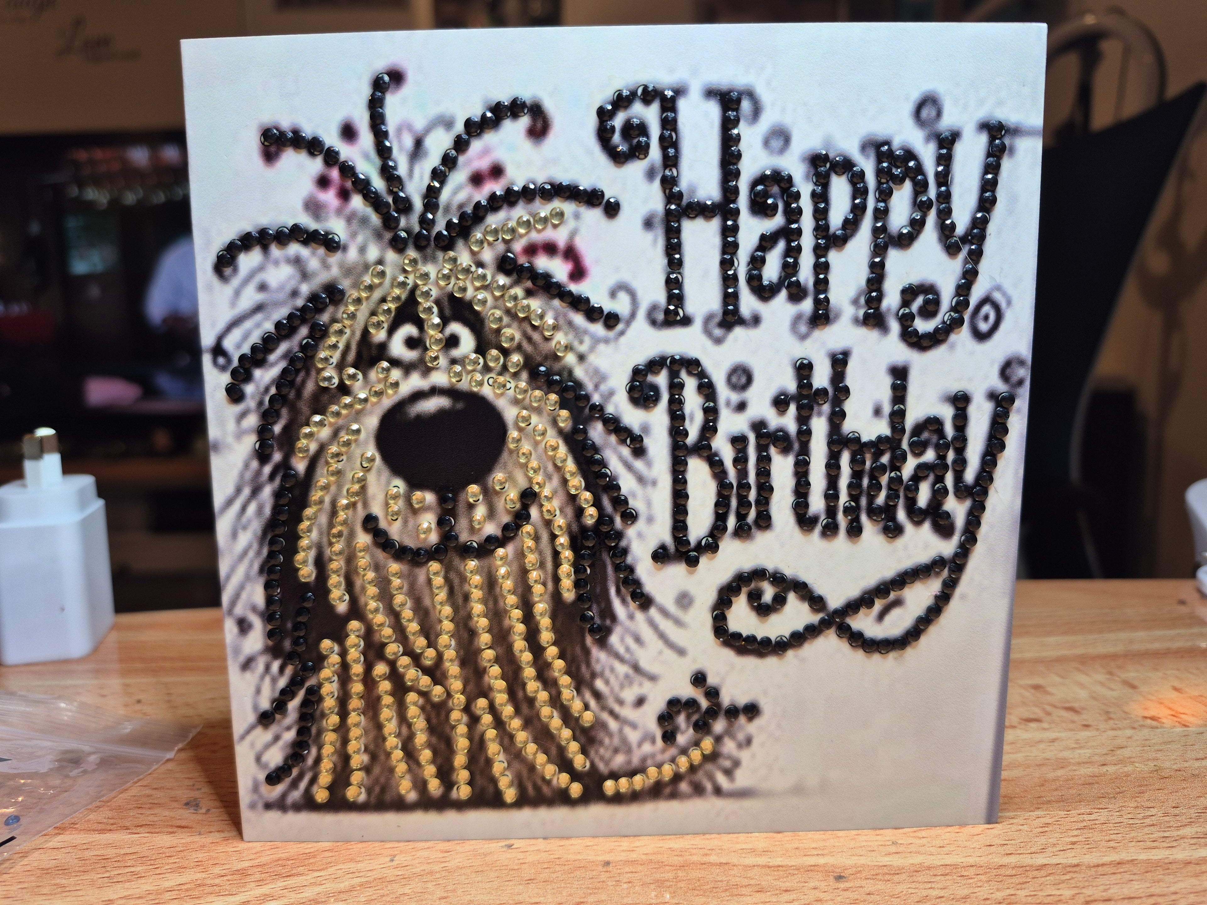 Card - birthday, crazy dog Seahorse Creations AU