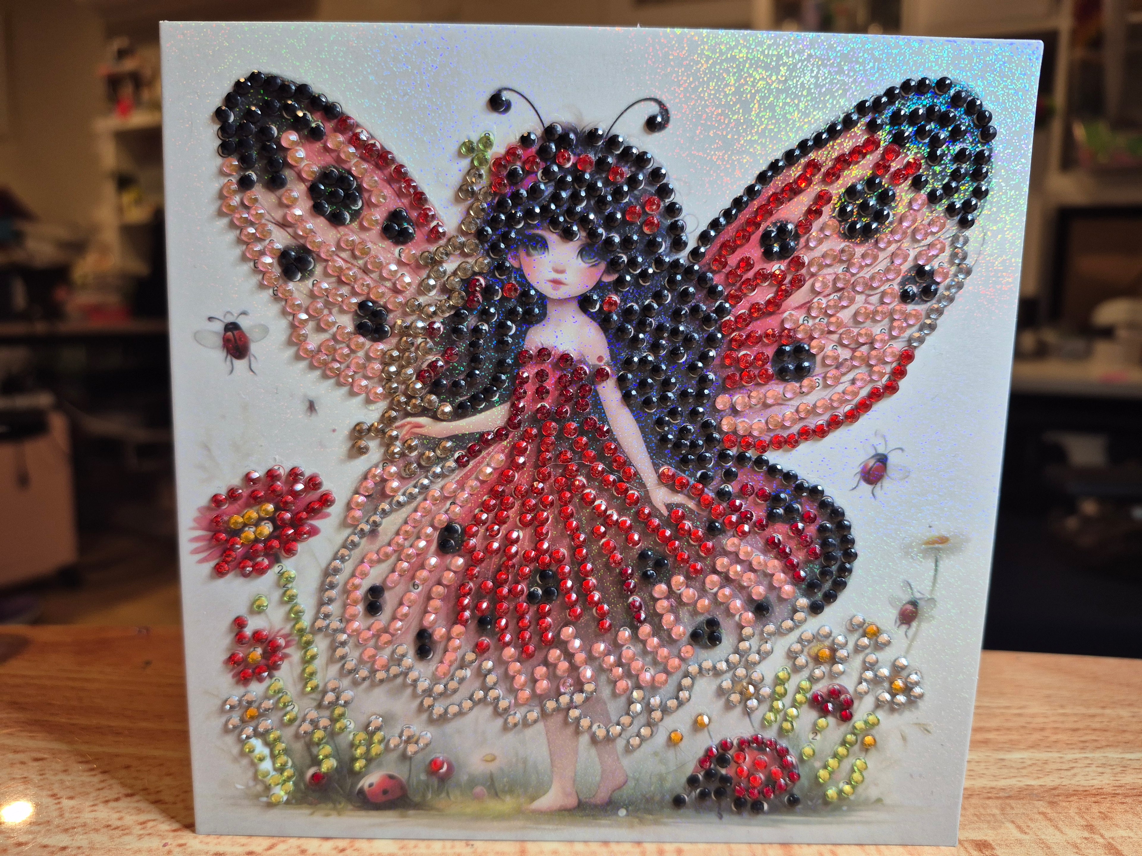 Ladybug fairy card 6 Seahorse Creations AU